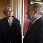 Faust, student thank senator for help