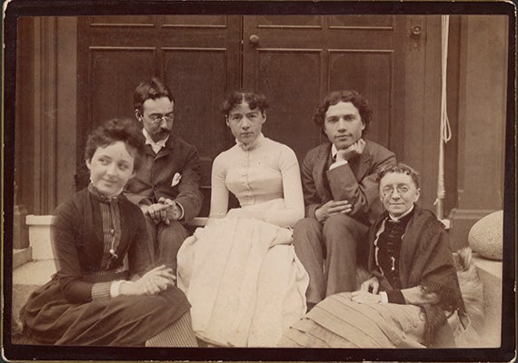 Bernard Berenson (second from right) at Harvard in 1887, the year of his graduation. Photos courtesy of Villa I Tatti