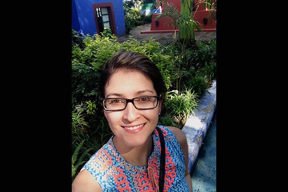 Mariel Arvizu, a physician now in Harvard's doctoral program in nutrition, was part of a long-term project on diet and health on Mexico City, where good food, she said, "is everywhere."  Photo courtesy of Mariel Arvizu