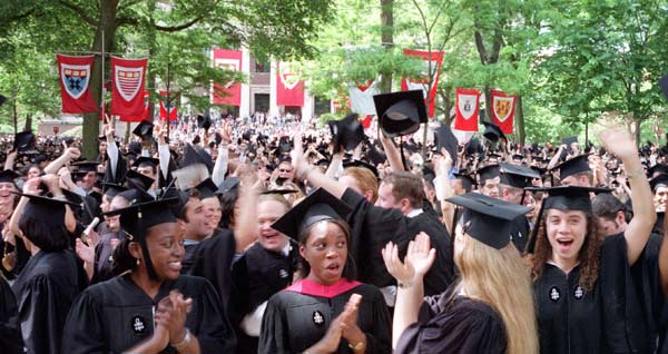 Class of 2001 graduates