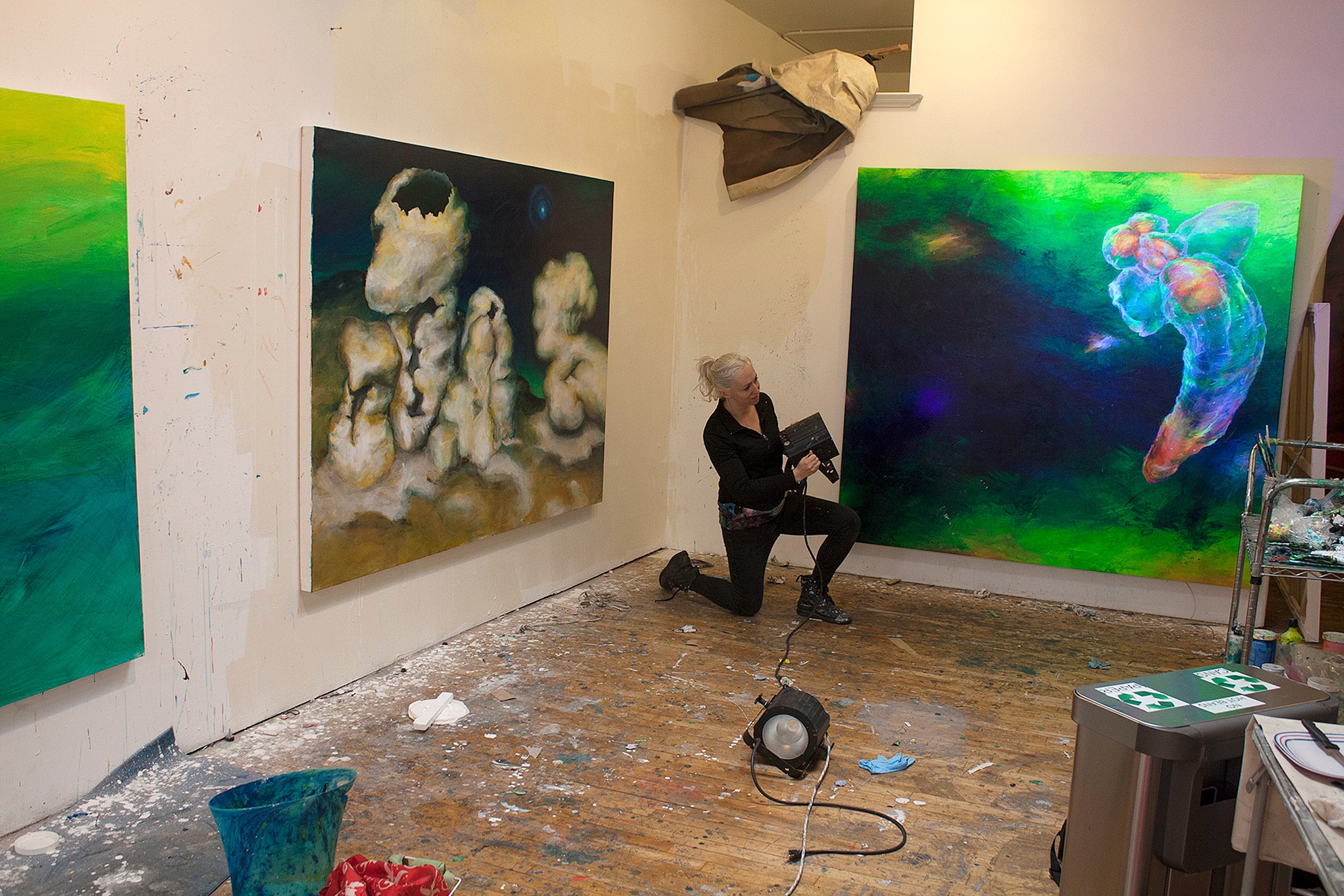 Lily Simonson in her studio.