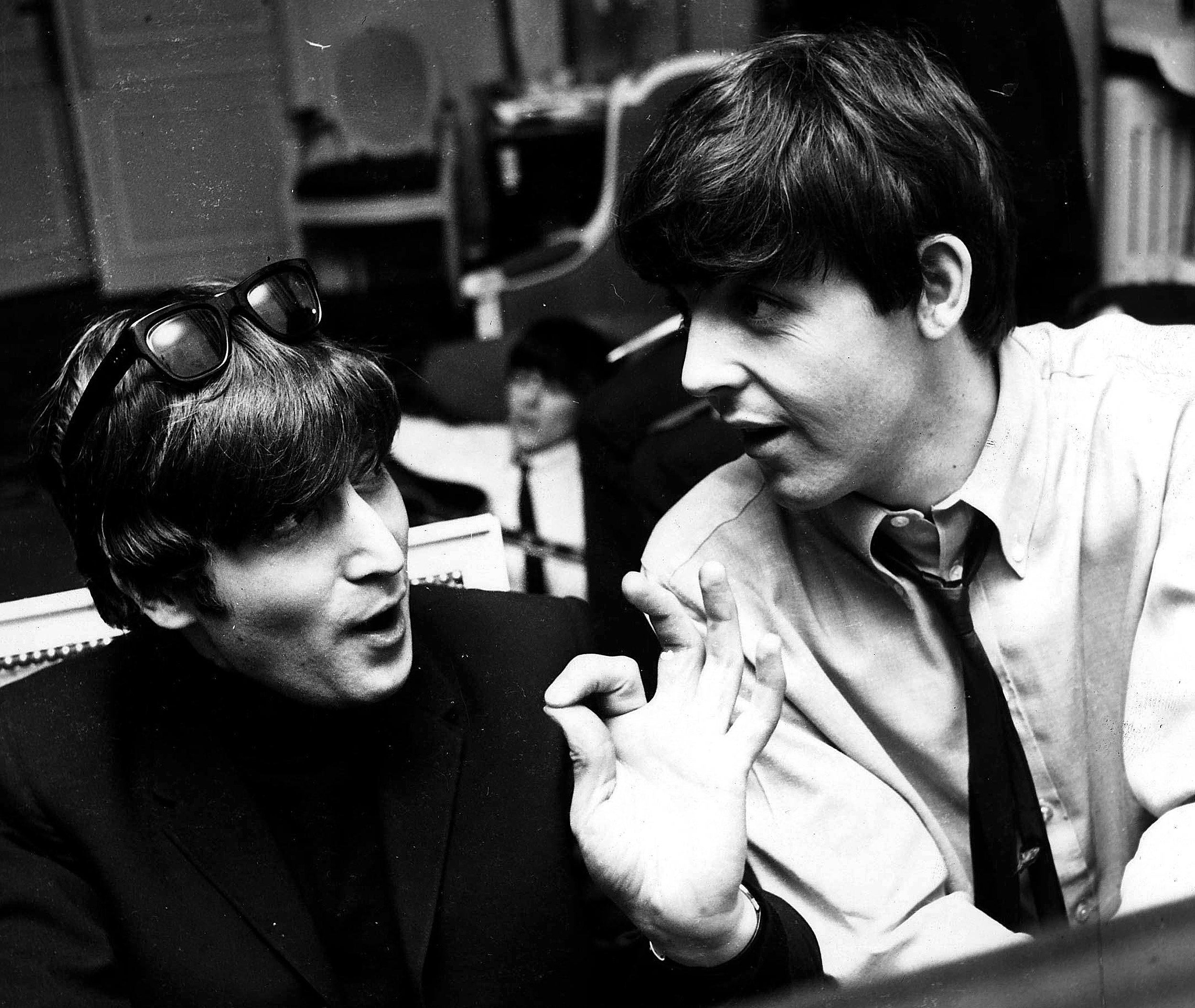 John Lennon and Paul McCartney.