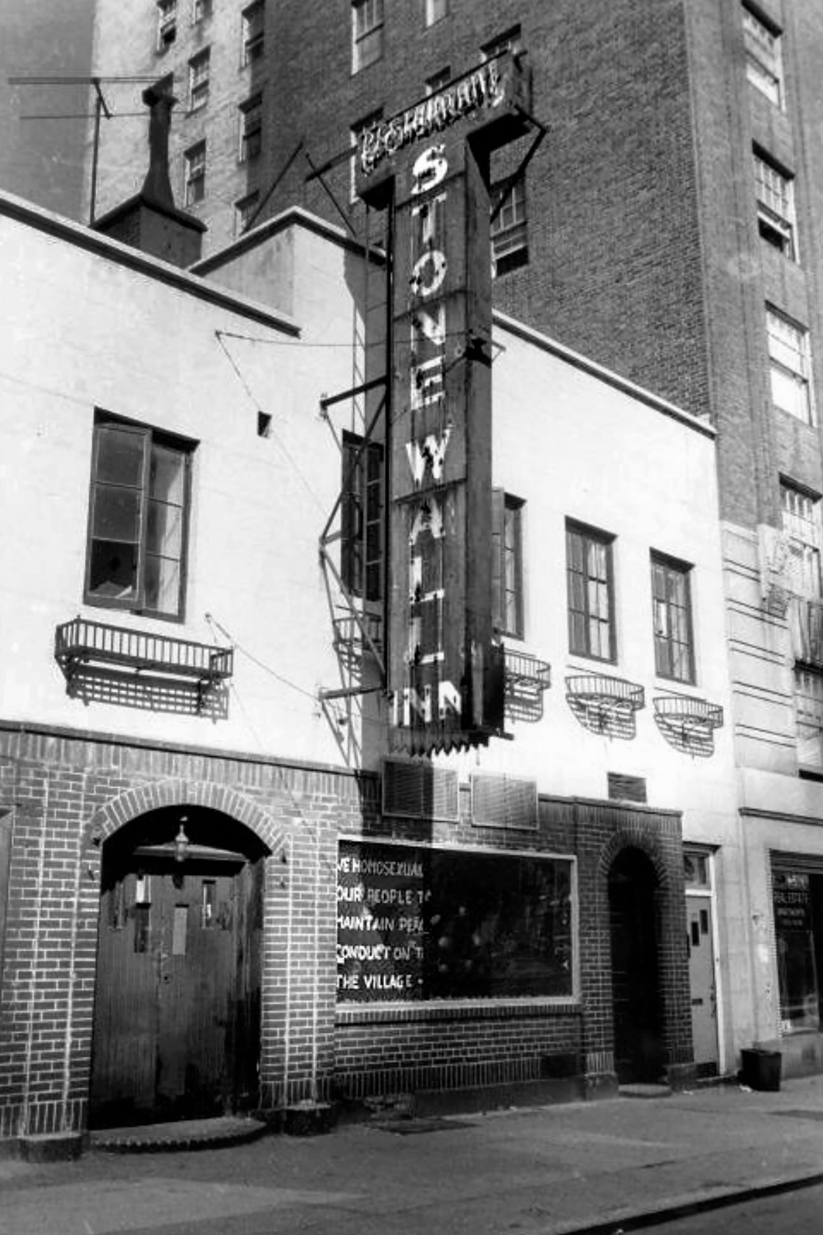 The Stonewall Inn in 1969.