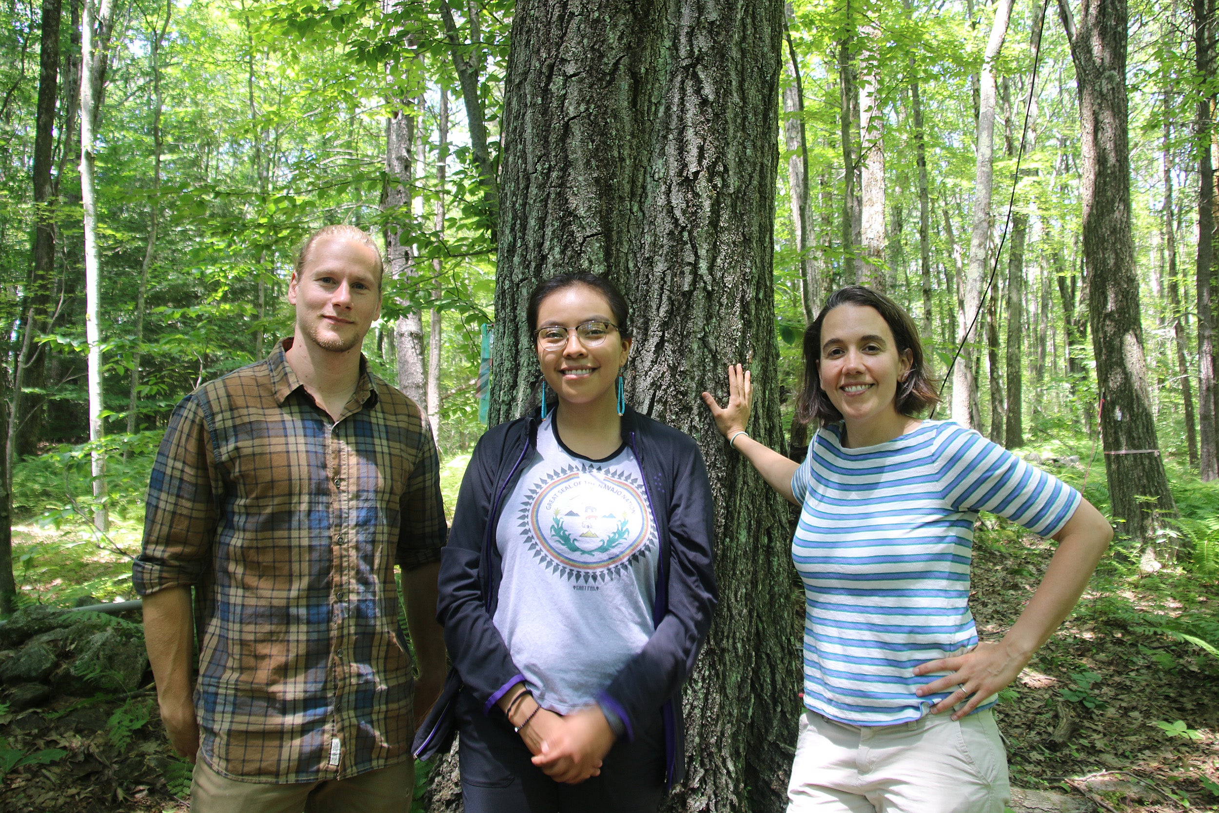 Three members of the Witness Tree team