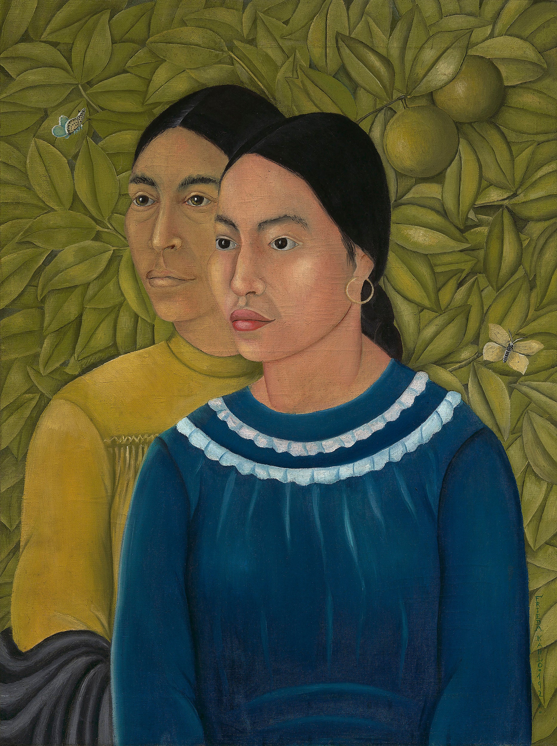 painting of two women