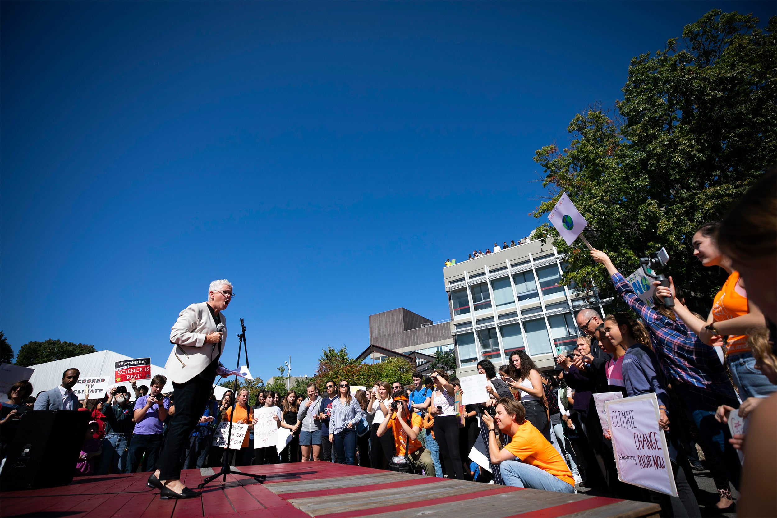Gina McCarthy speaks at Climate Rally