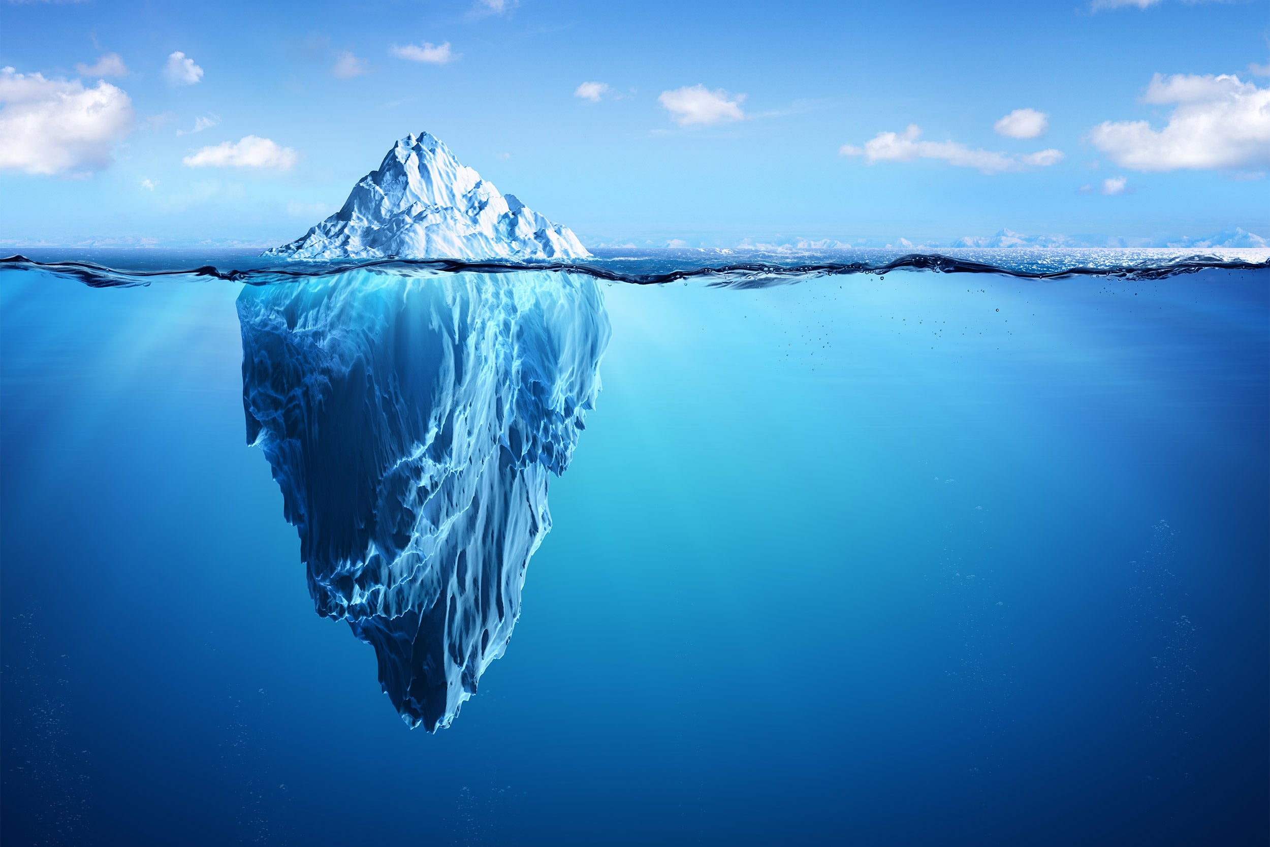 Iceberg in Arctic.