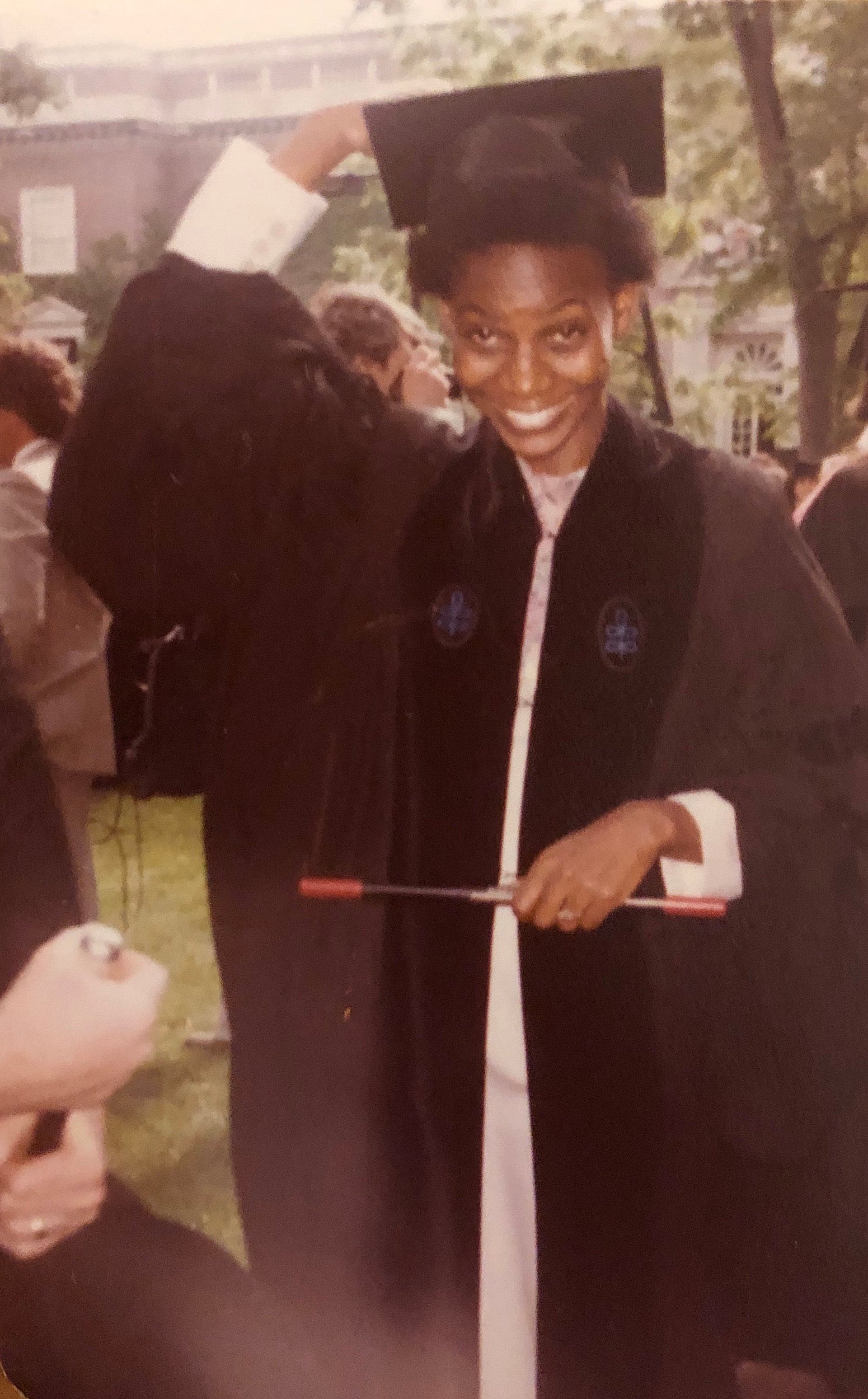 Deborah Brown at graduation.