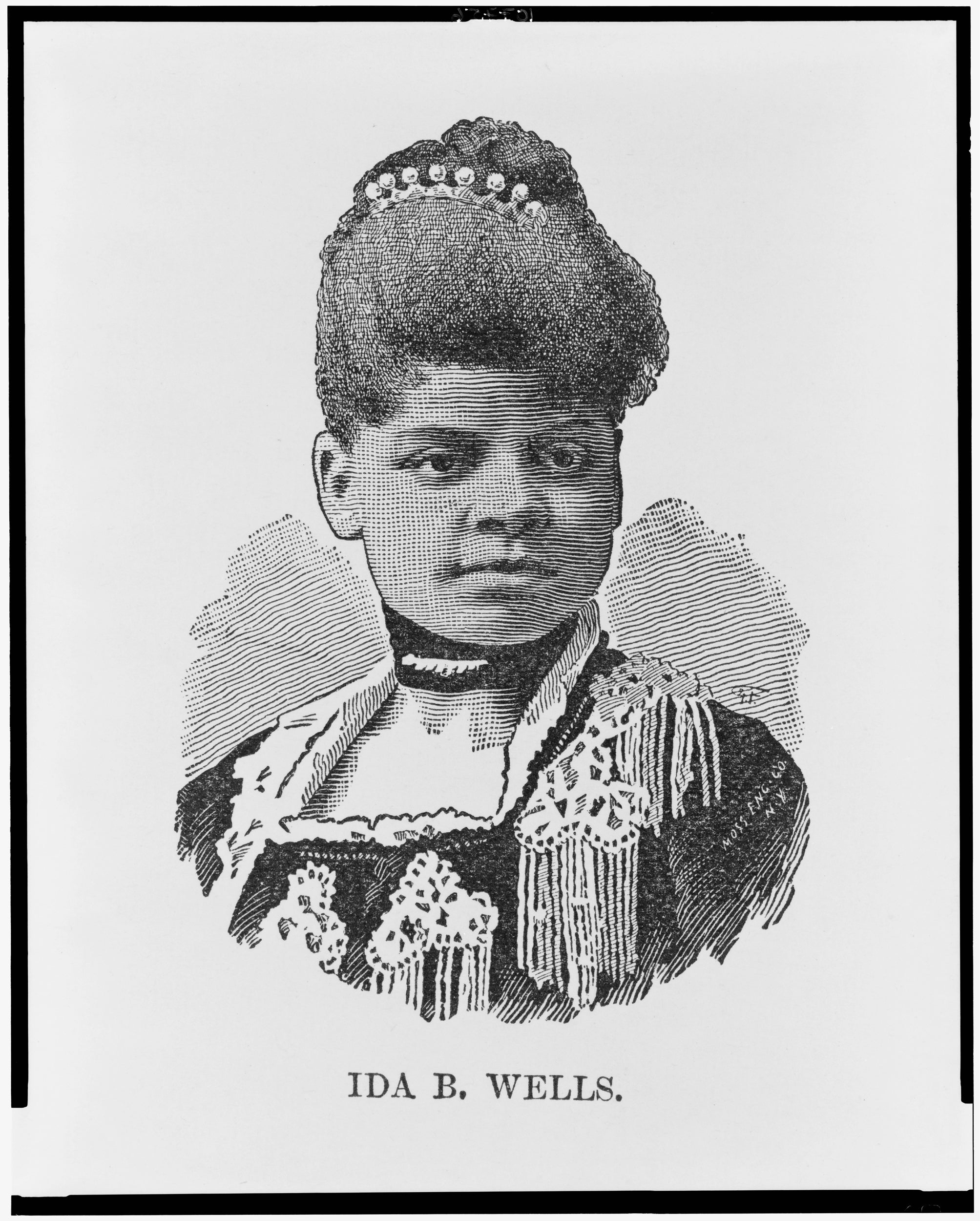 Ida B. Wells engraving.