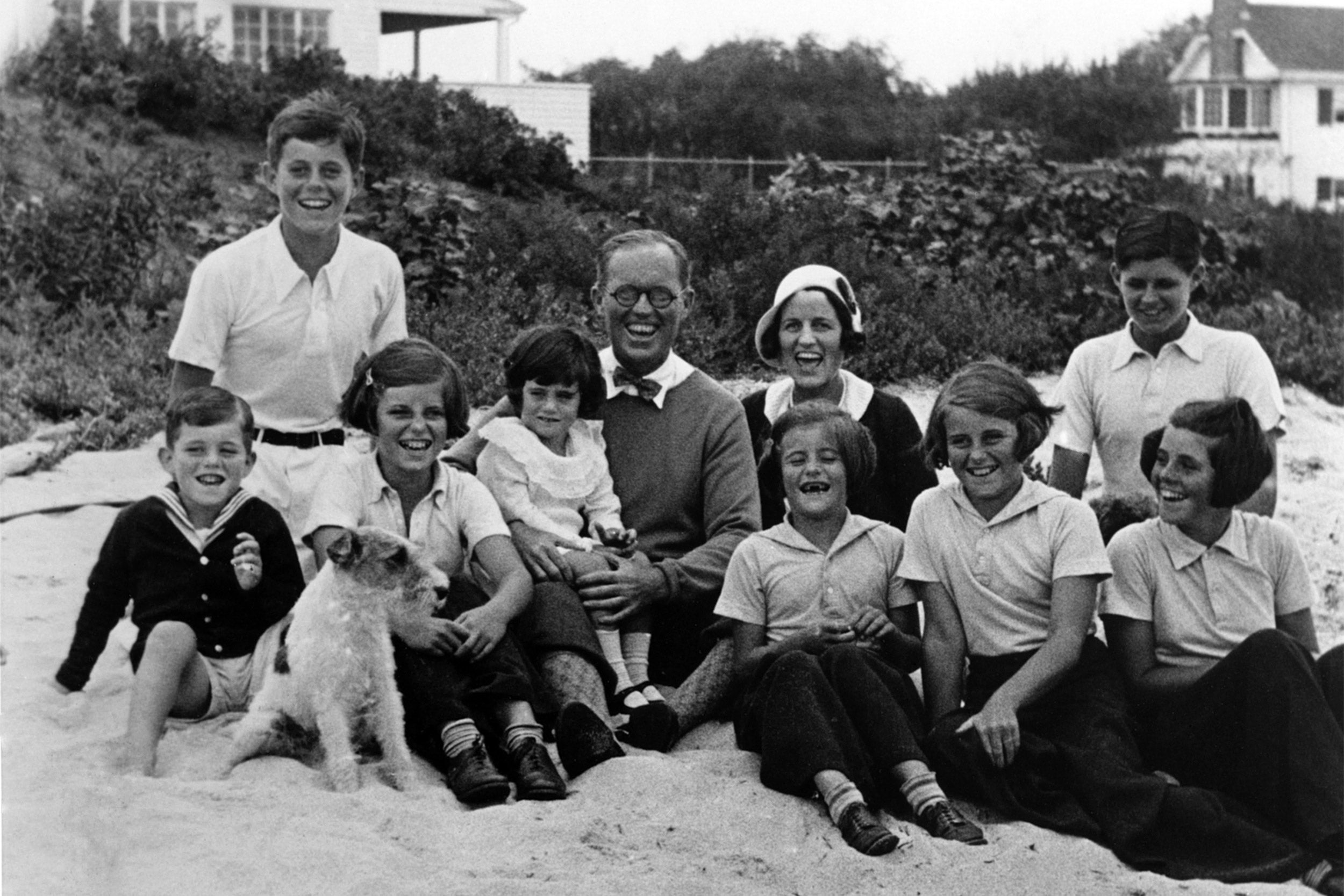The Kennedy Family at Hyannisport, 1931.