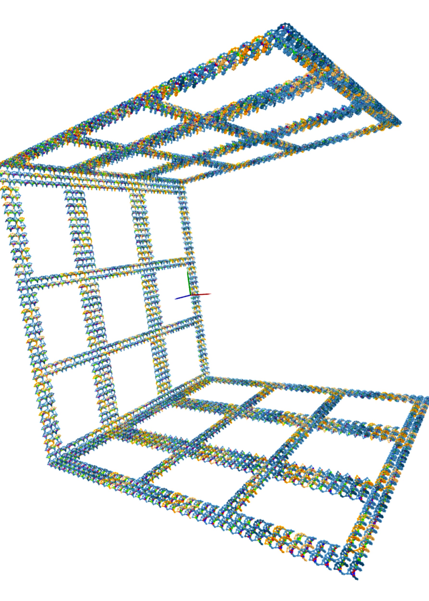 DNA origami graphic.