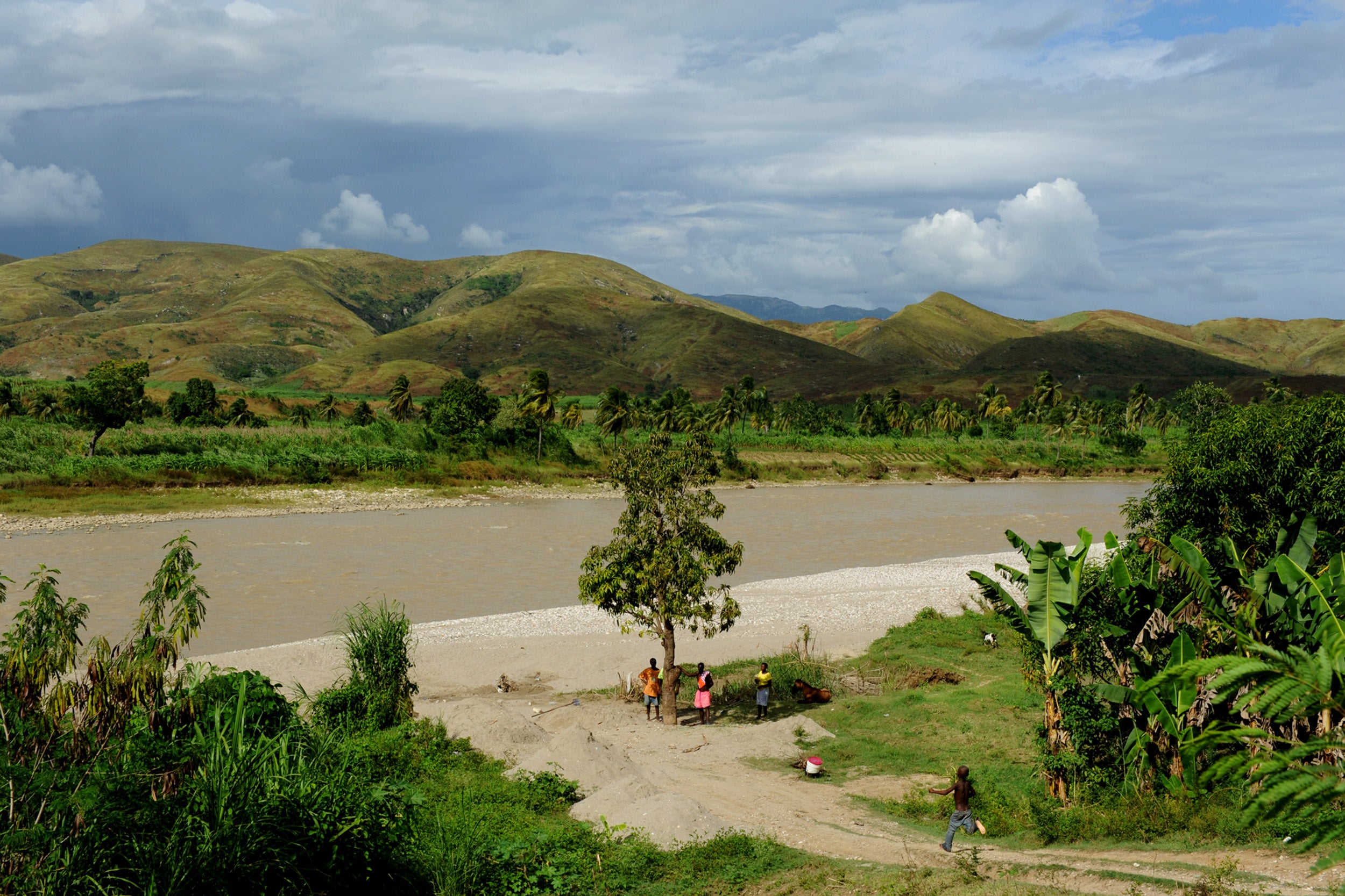 Artibonite River in Haiti.