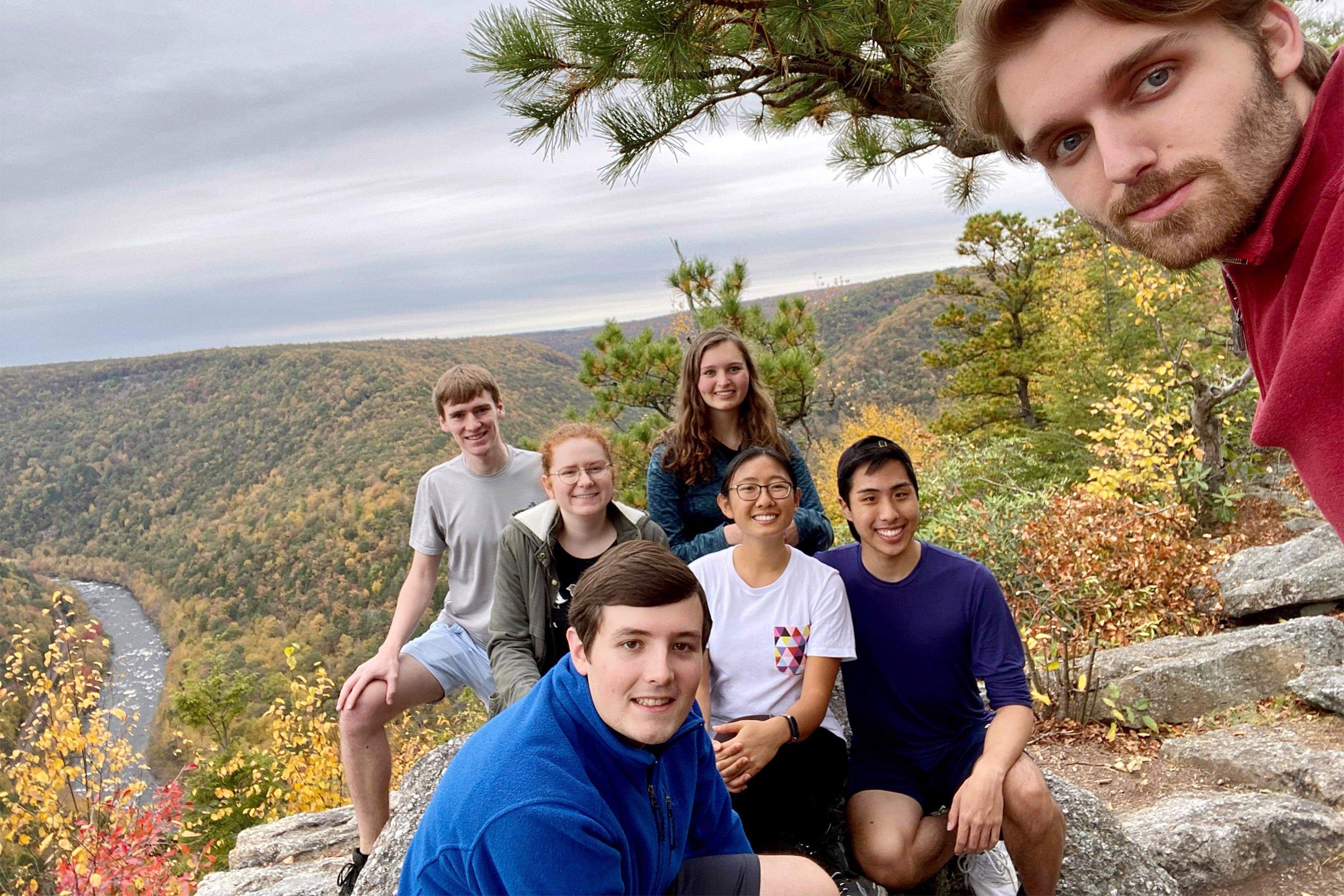 Group of students in Pennsylvania.