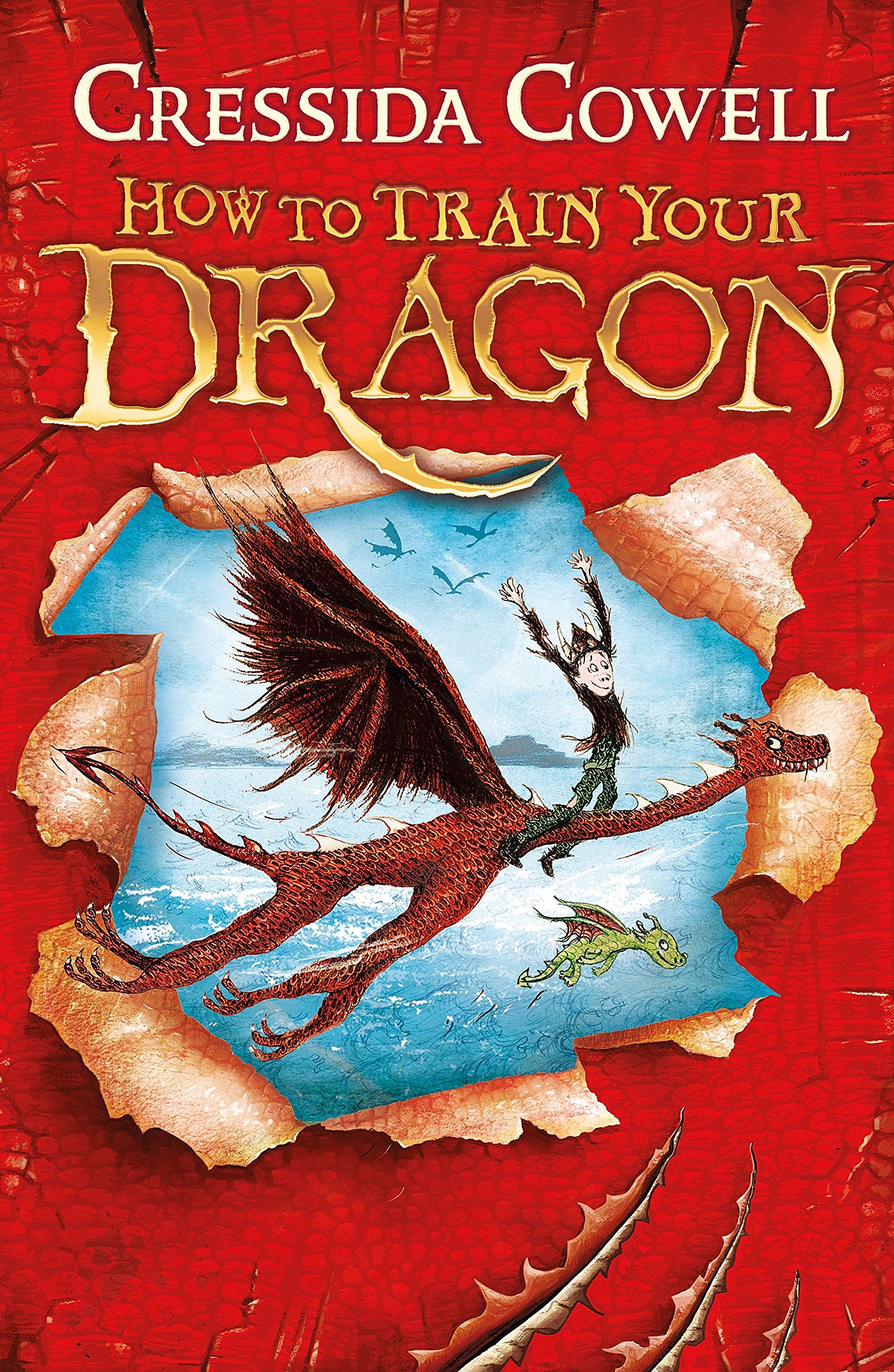 Cover: “How to Train Your Dragon” series by Cressida Cowell .