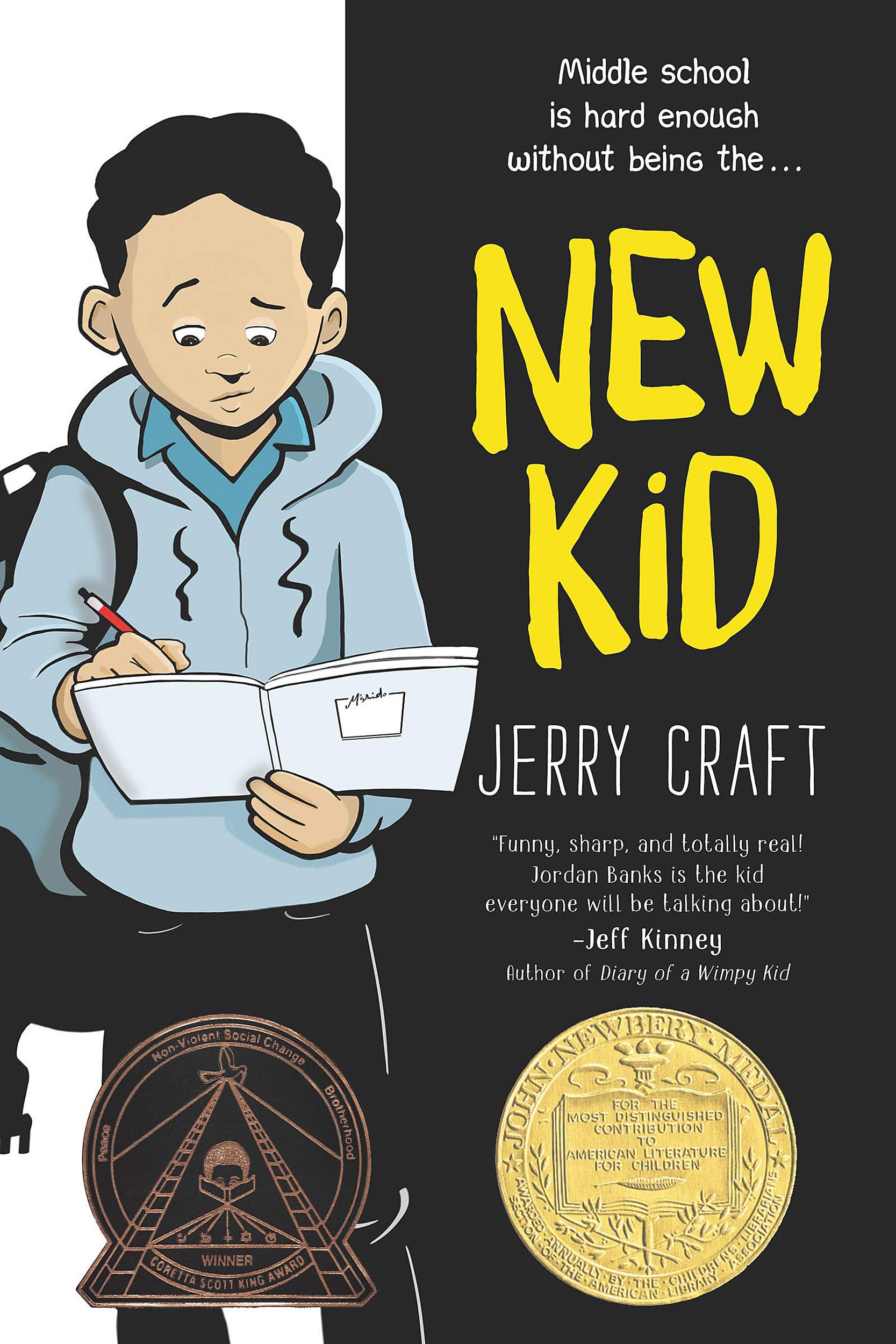 Cover of “New Kid” by Jerry Craft.