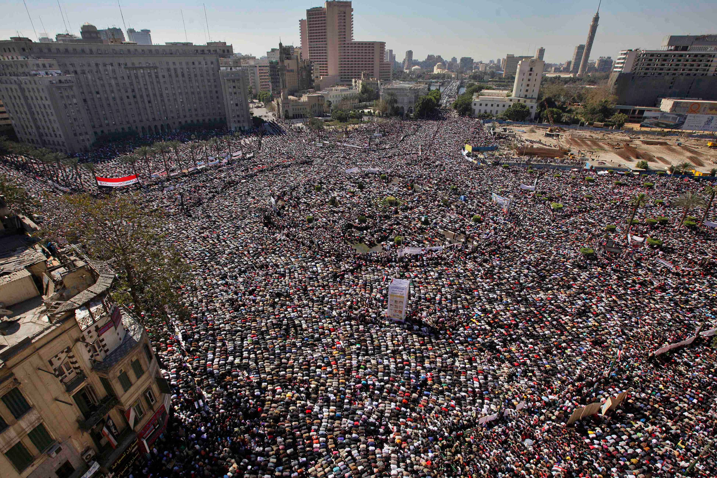 Arab Spring uprising in Egypt.