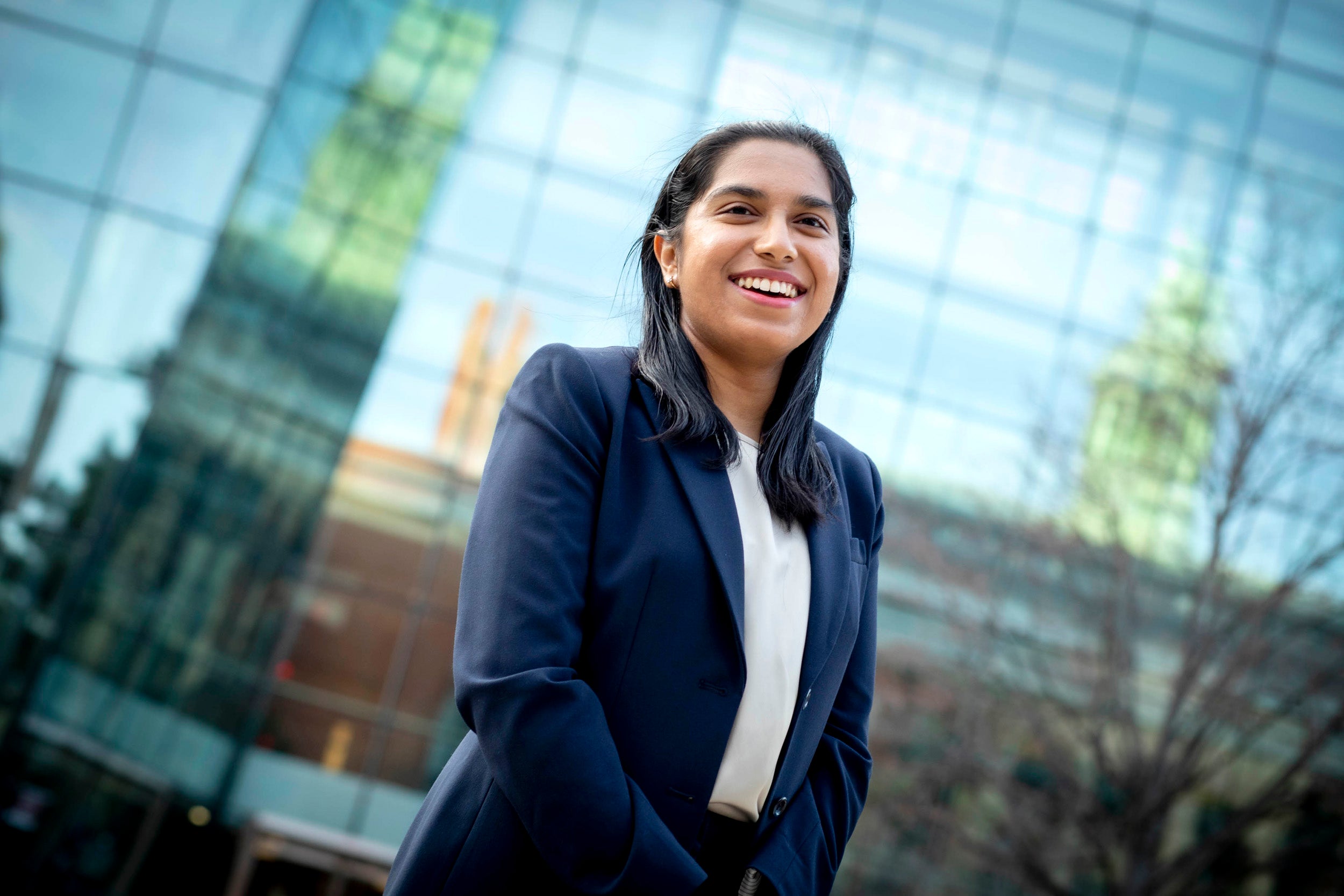 Harvard University Medical School student Pooja Chandrashekar is pictured.