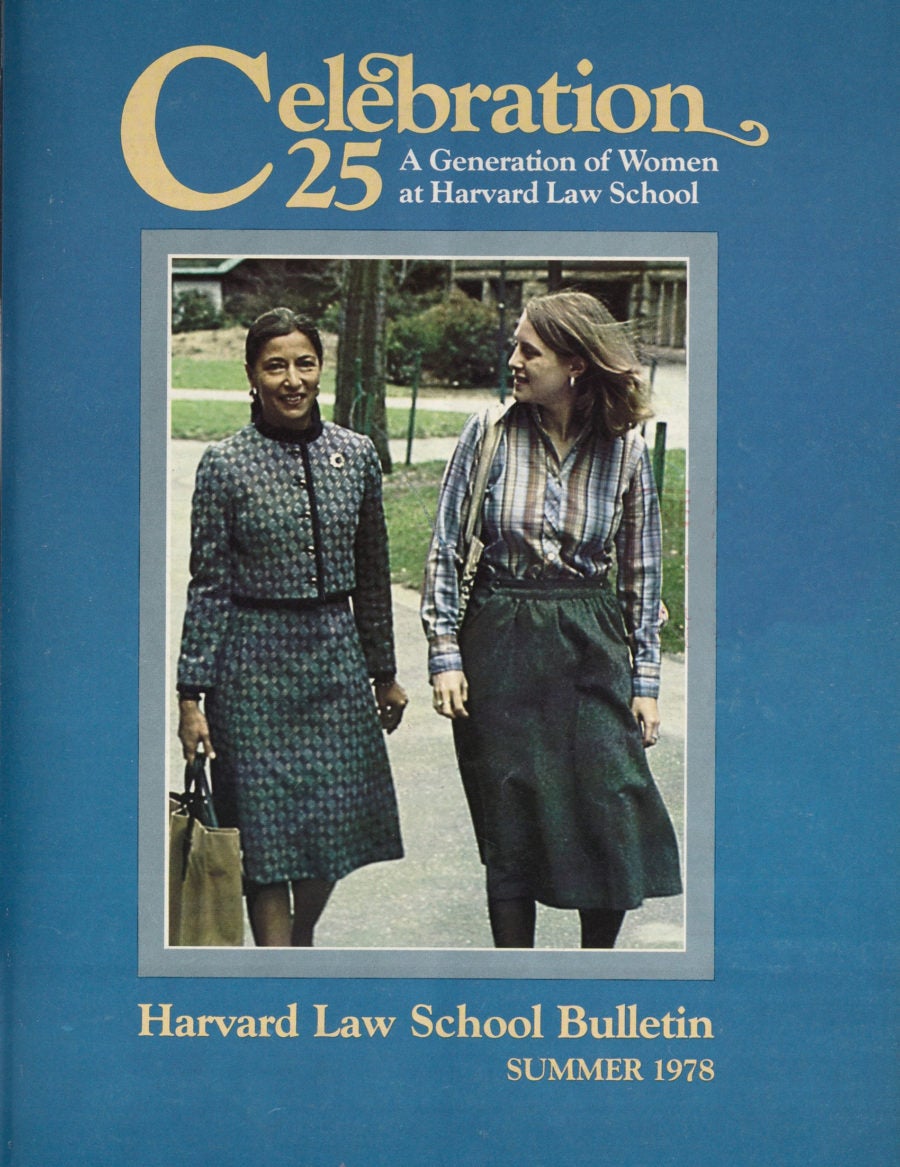 A Law School magazine with Ruth Bader Ginsberg on the cover.