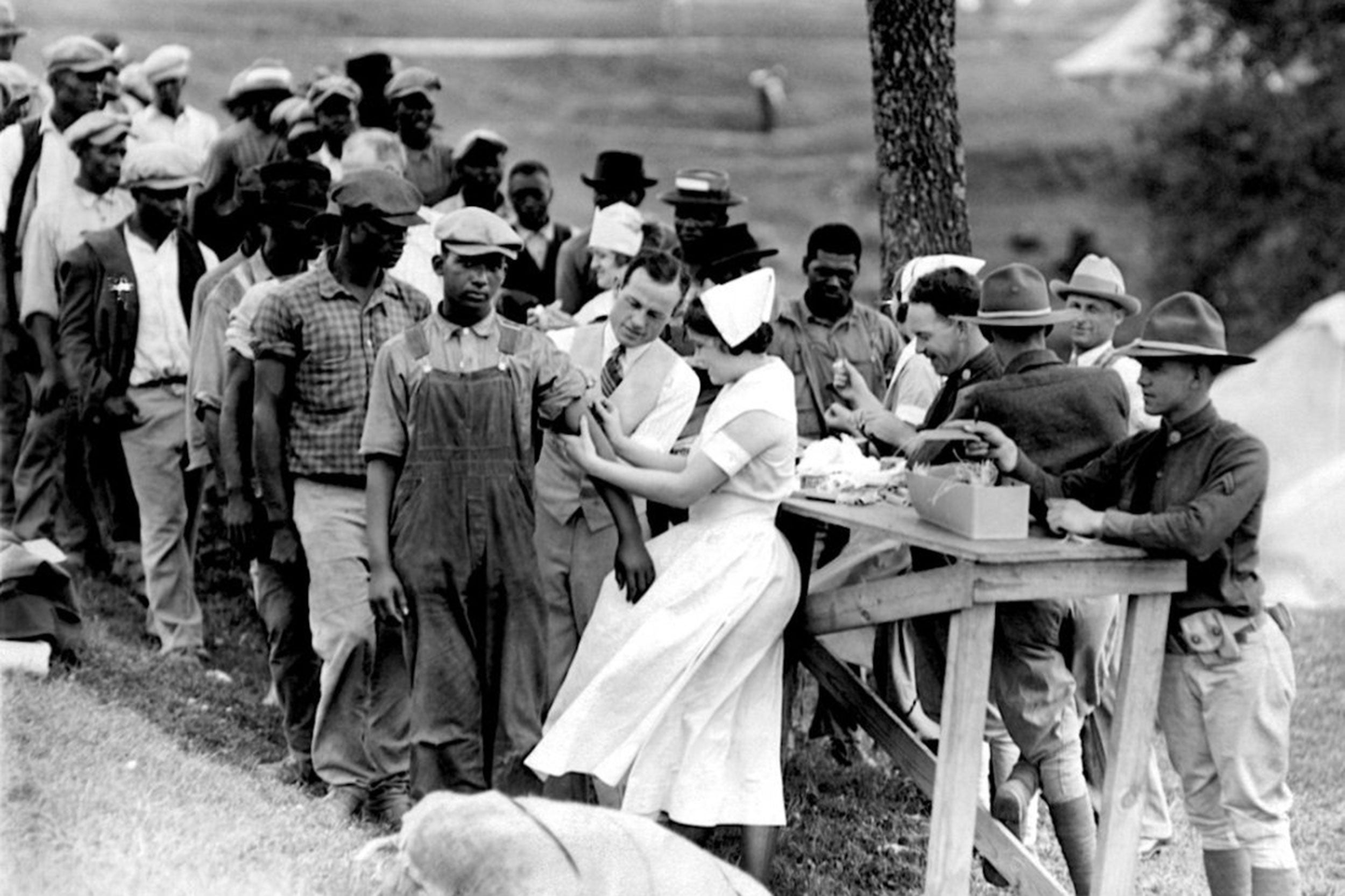 A photo from the Tuskegee Study.