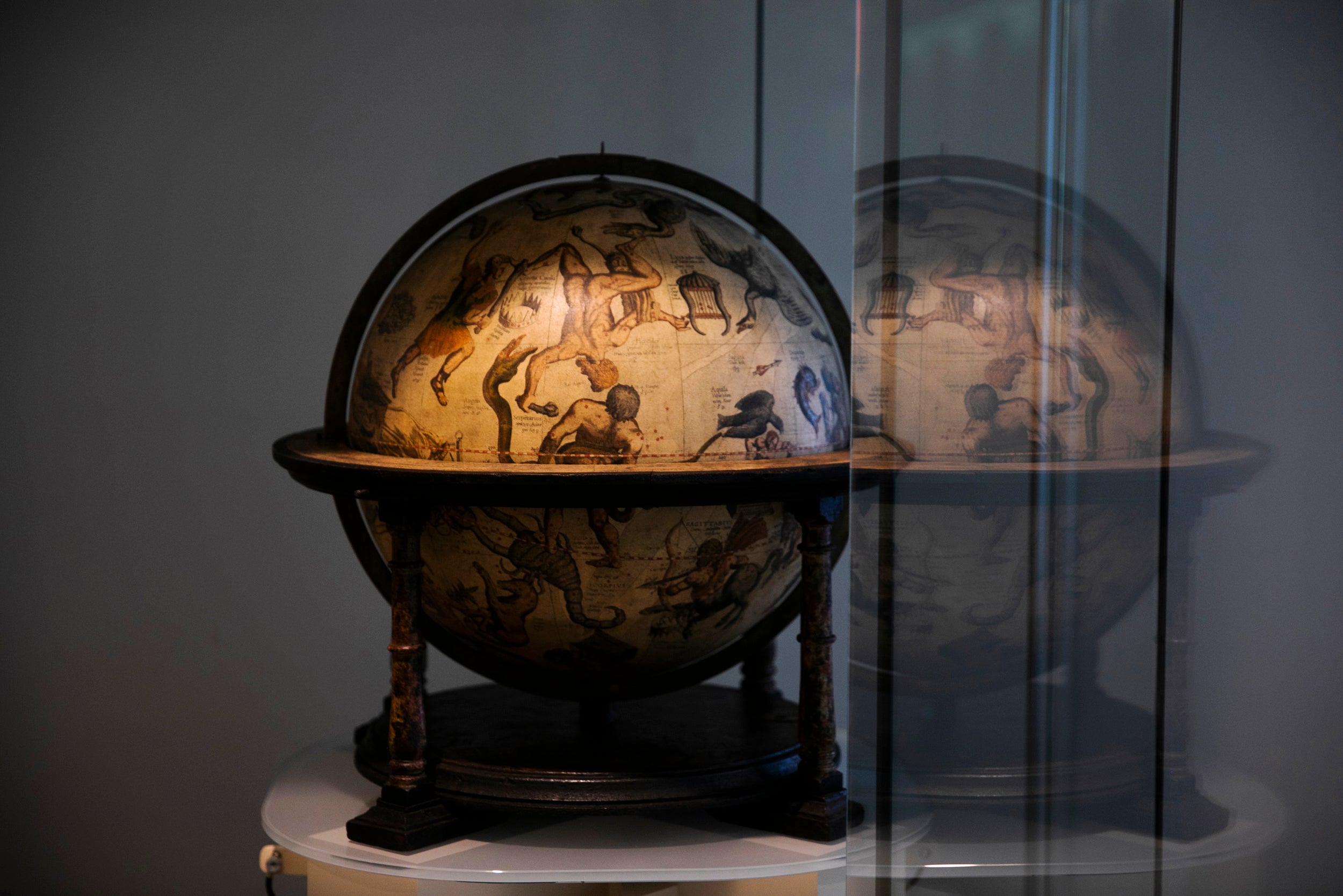 Mercator celestial globe.