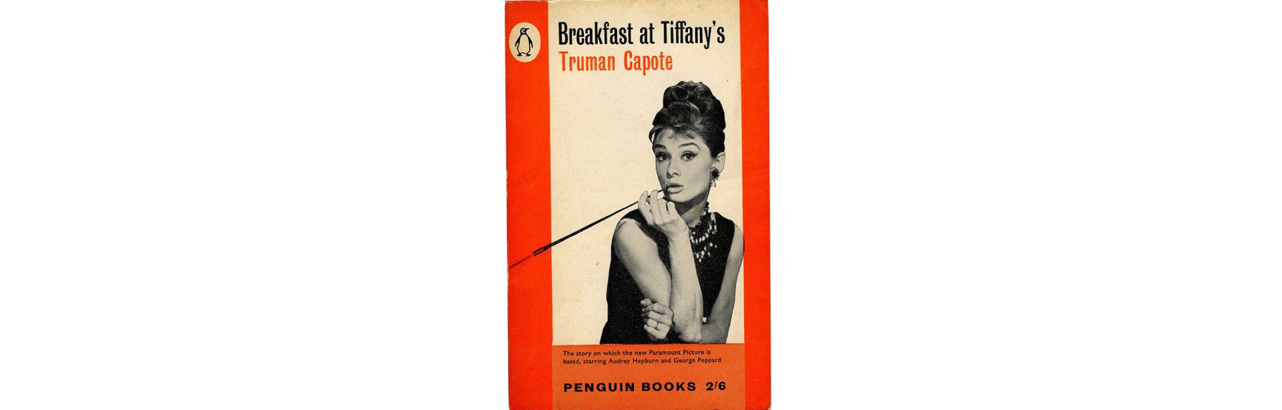 "Breakfast at Tiffany's" book cover.