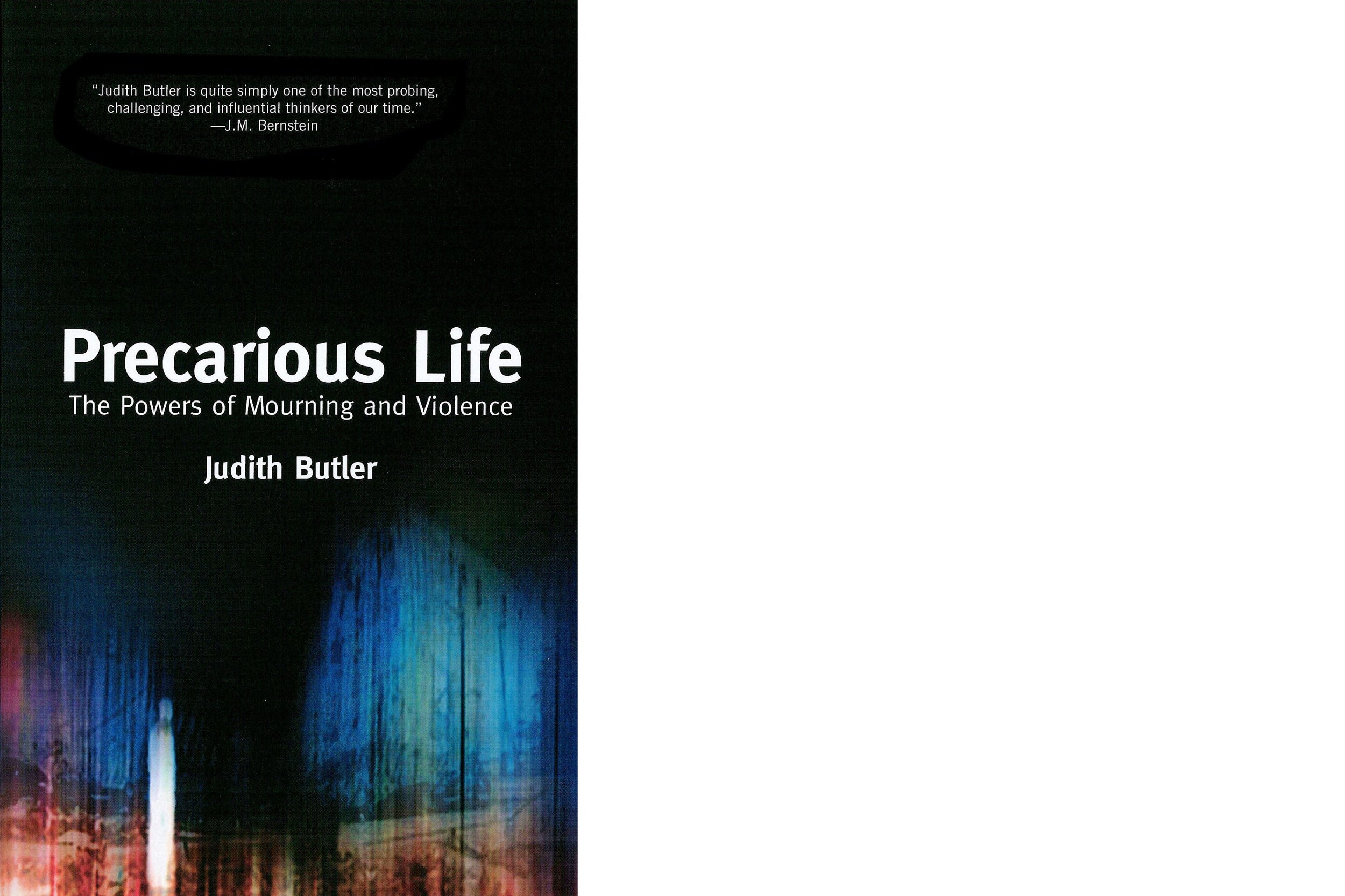 Book cover: “Precarious Life” by Judith Butler.