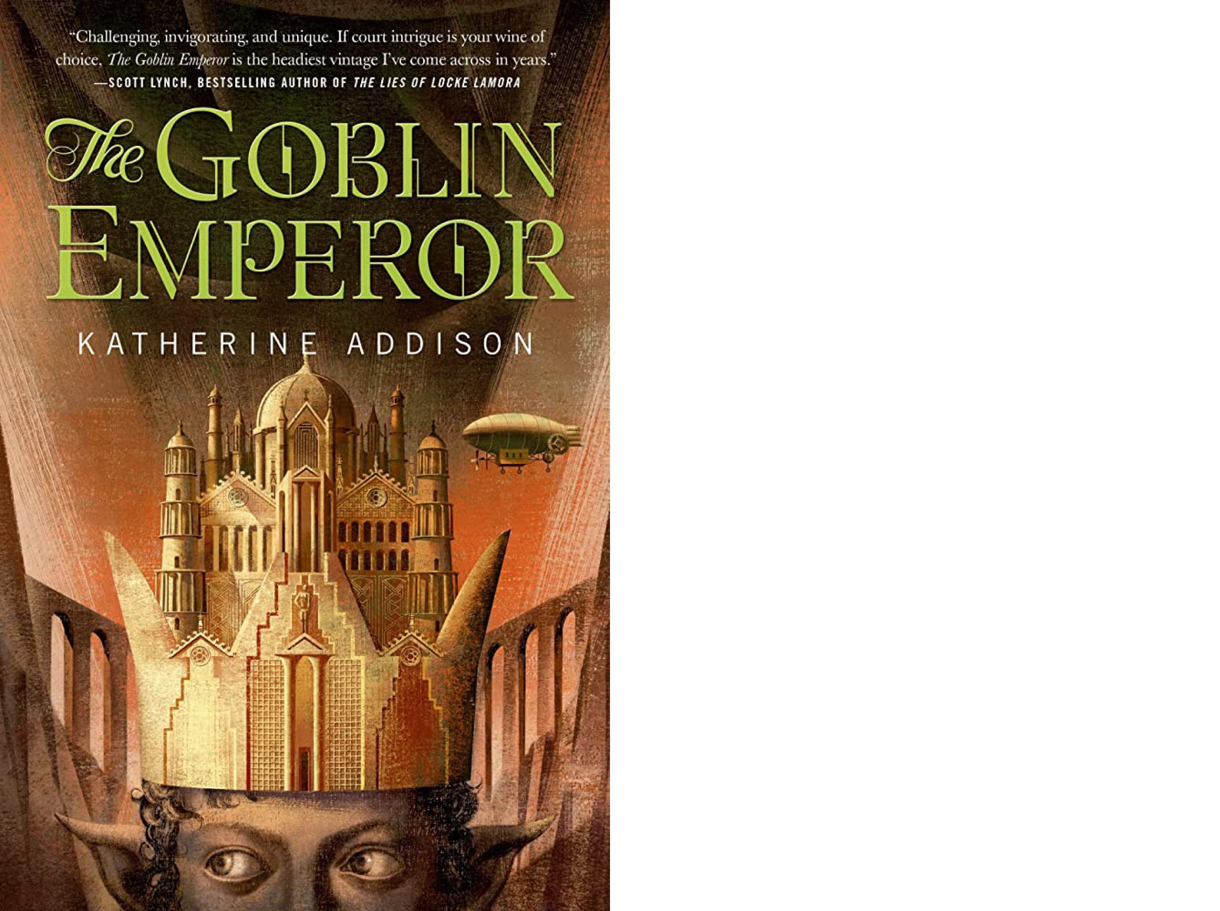 Book cover: "The Goblin Emperor."