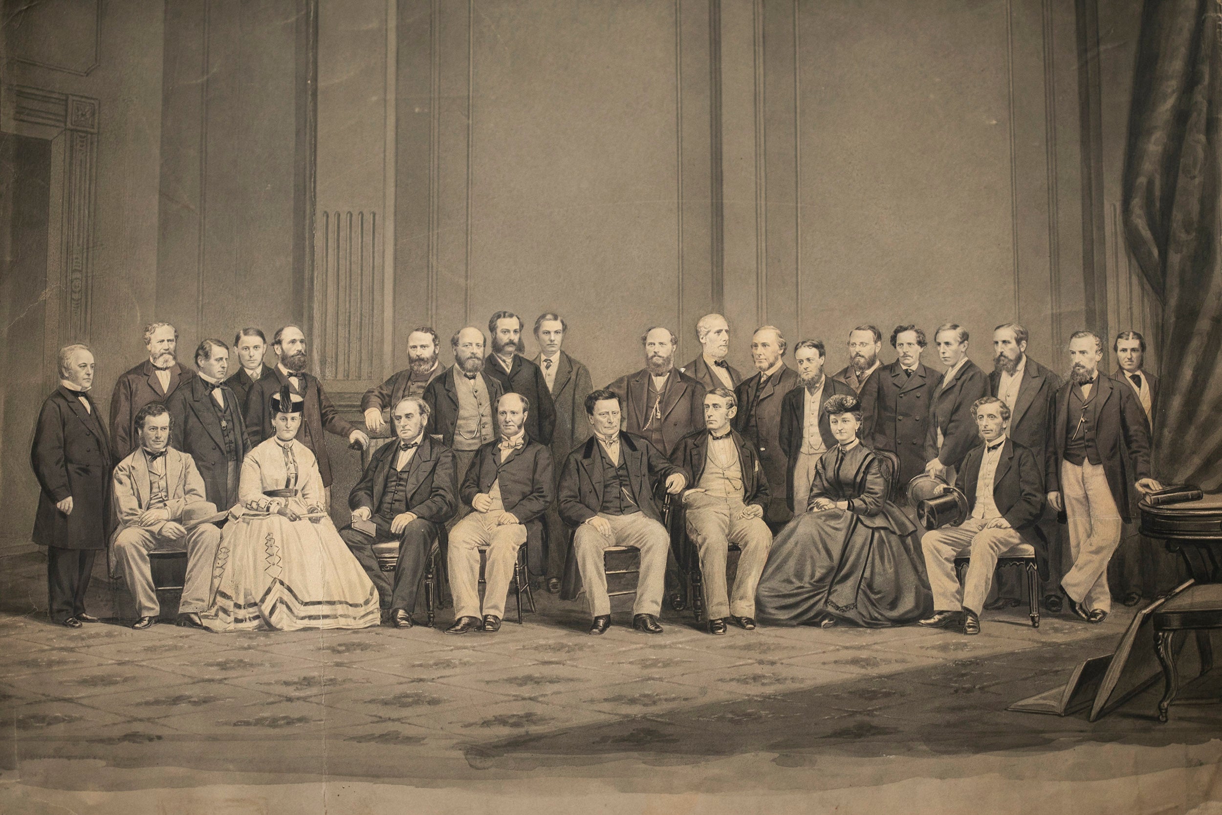 Group portrait from 1865.