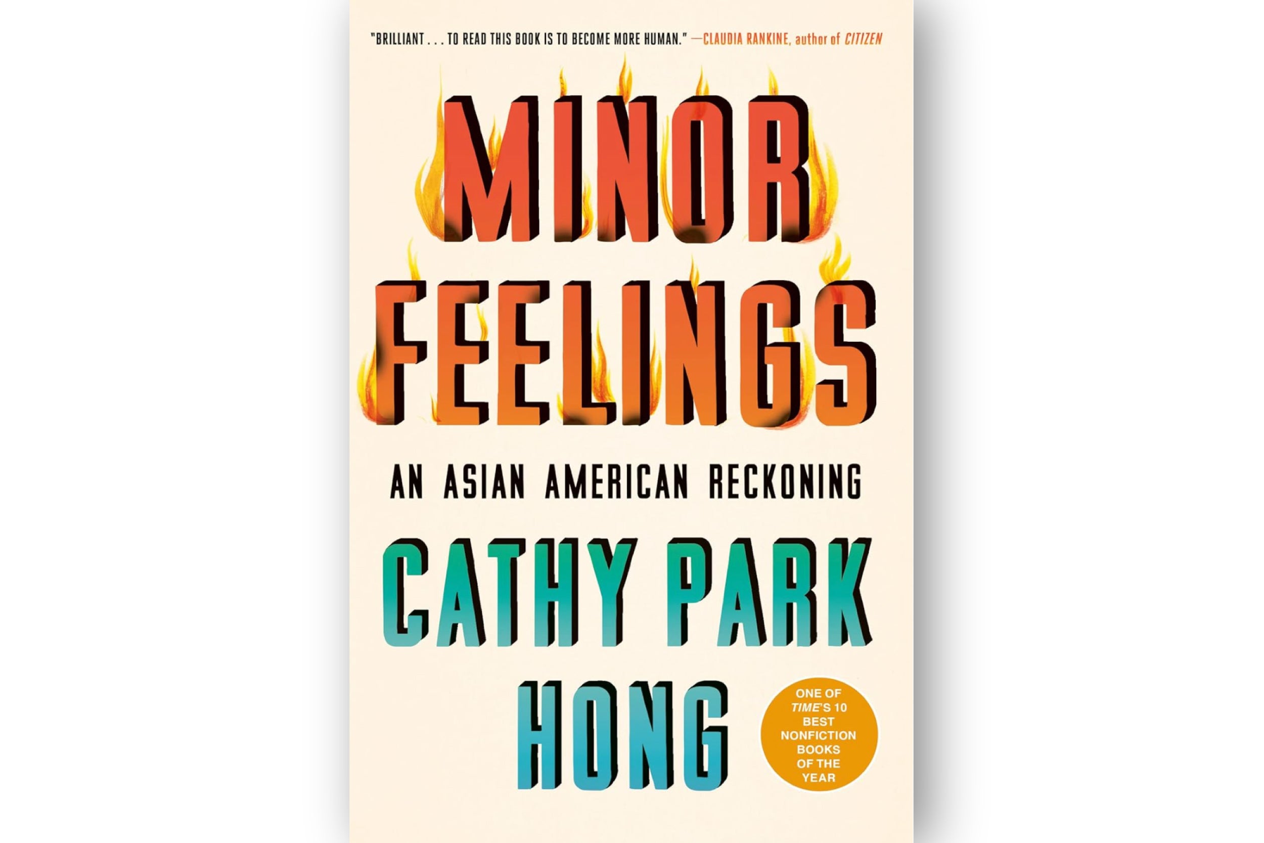 Kitap kapağı: Küçük Duygular Cathy Park Hong'un yazısı.