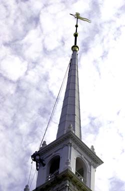 Photo of Memorial Church steeple