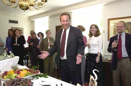 Larry Summers and staff at Mass
