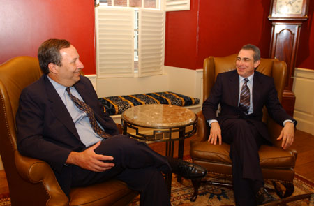 Ernesto Zedillo with Lawrence Summers
