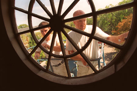 Window at Cronkhite Graduate Center