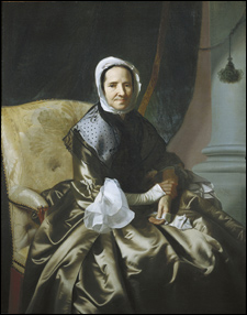 Copley portrait of Mrs Thomas