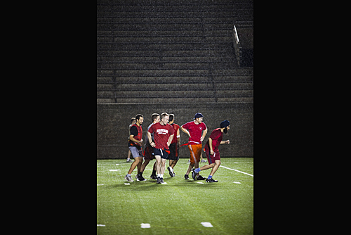 Rushing the field