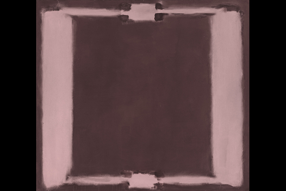 Rothko's "Panel Five" is egg tempera and distemper on canvas. Courtesy of Kate Rothko Prizel and Christopher Rothko