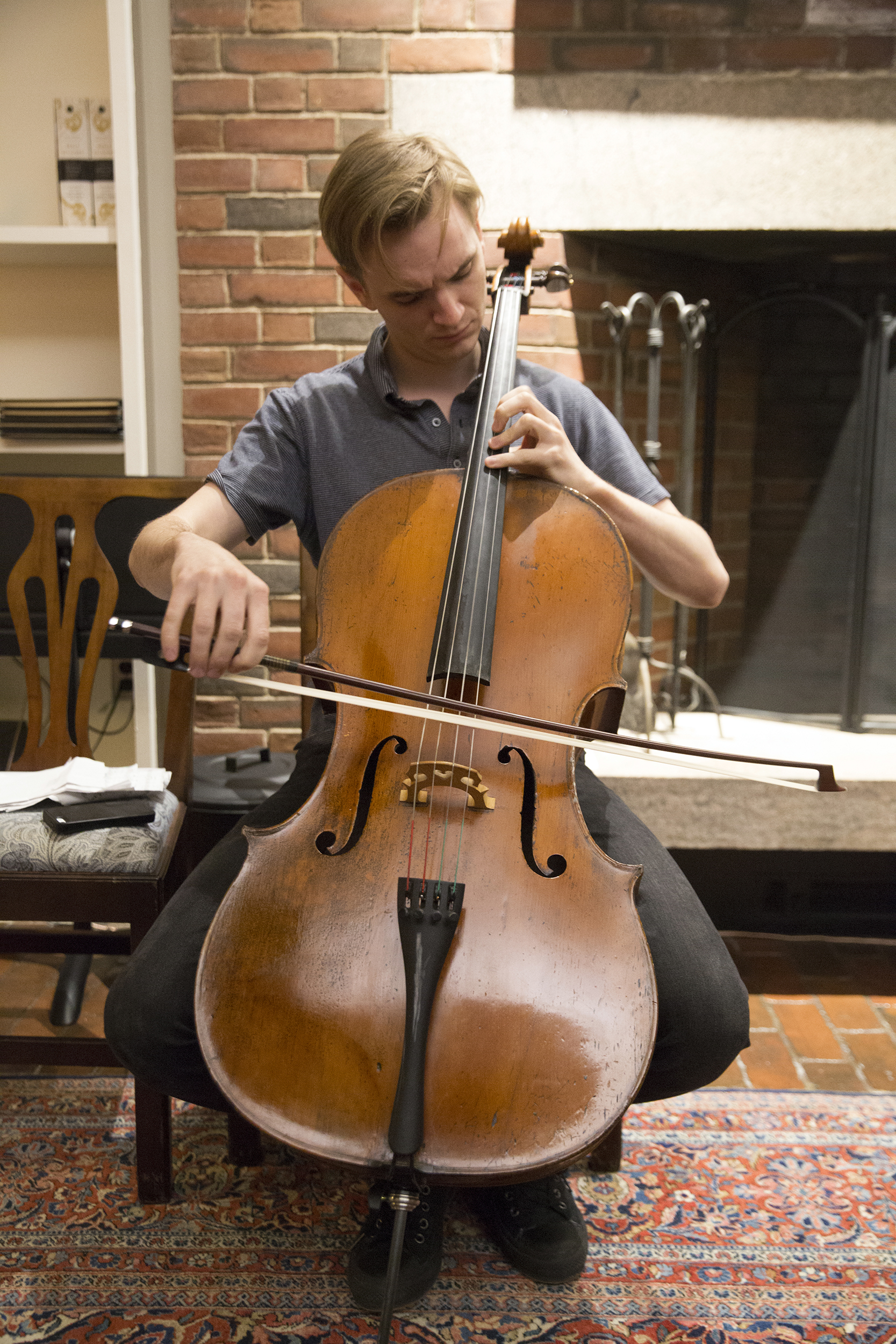 Cellist Coleman Itzkoff.