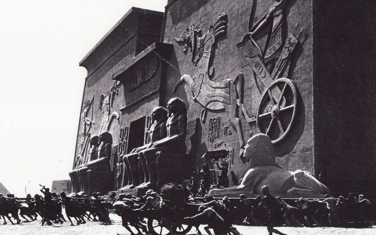 Scene from “The Ten Commandments,” 1923.