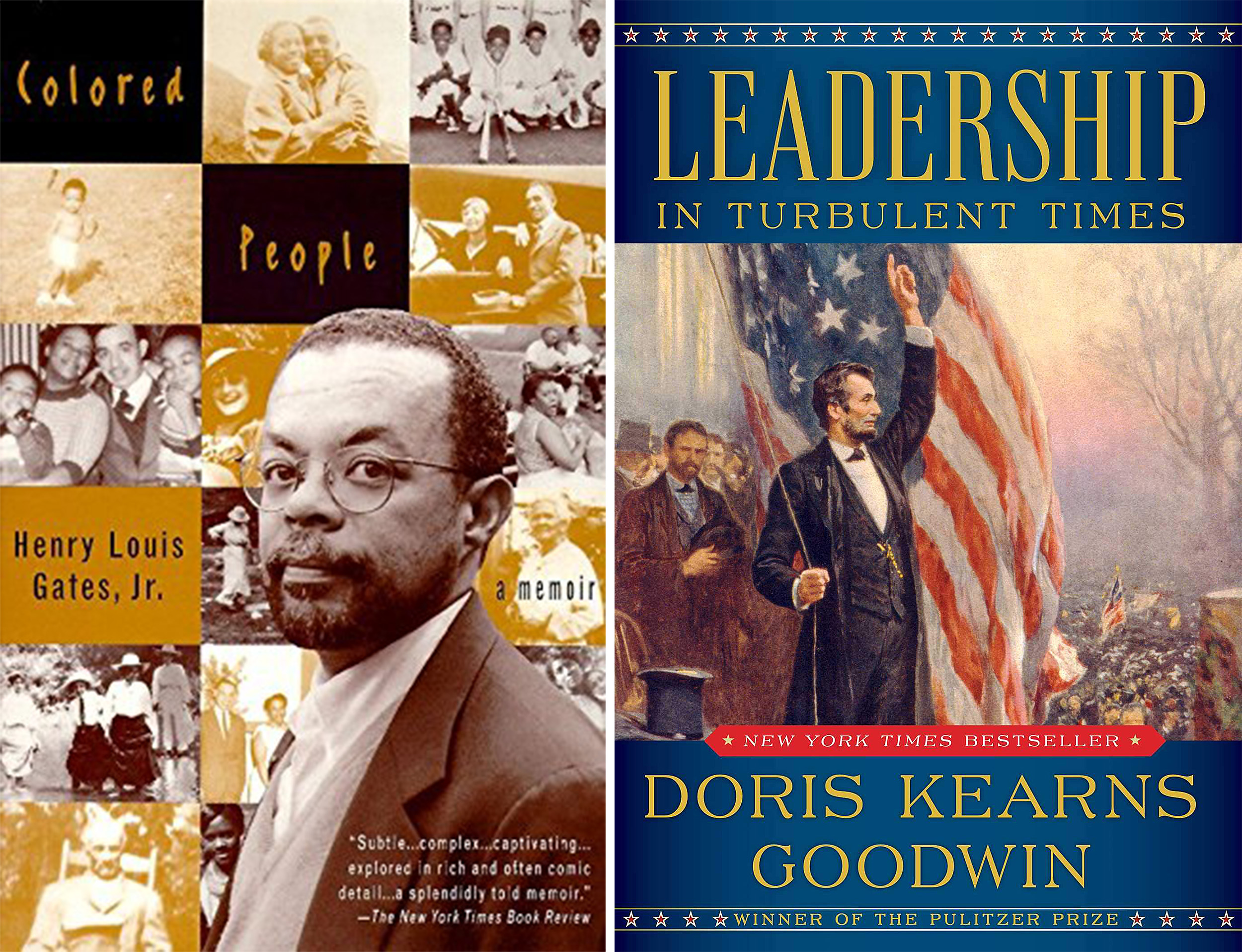 Colored People and Leadership book covers