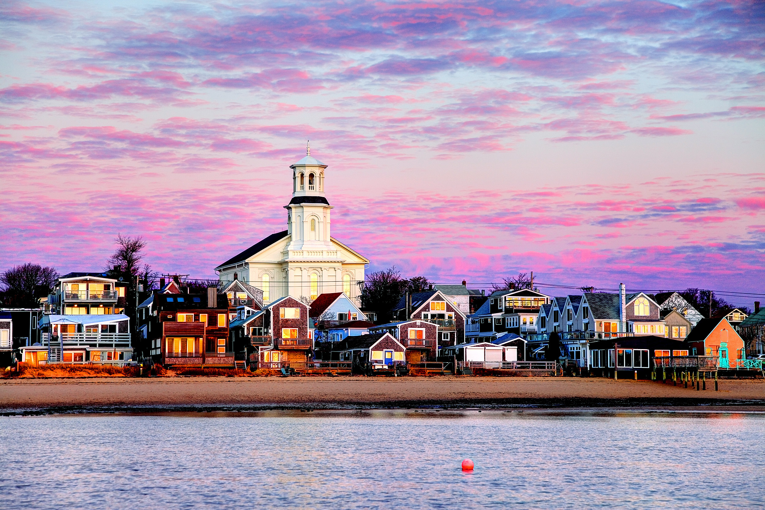 Sunset in Provincetown.