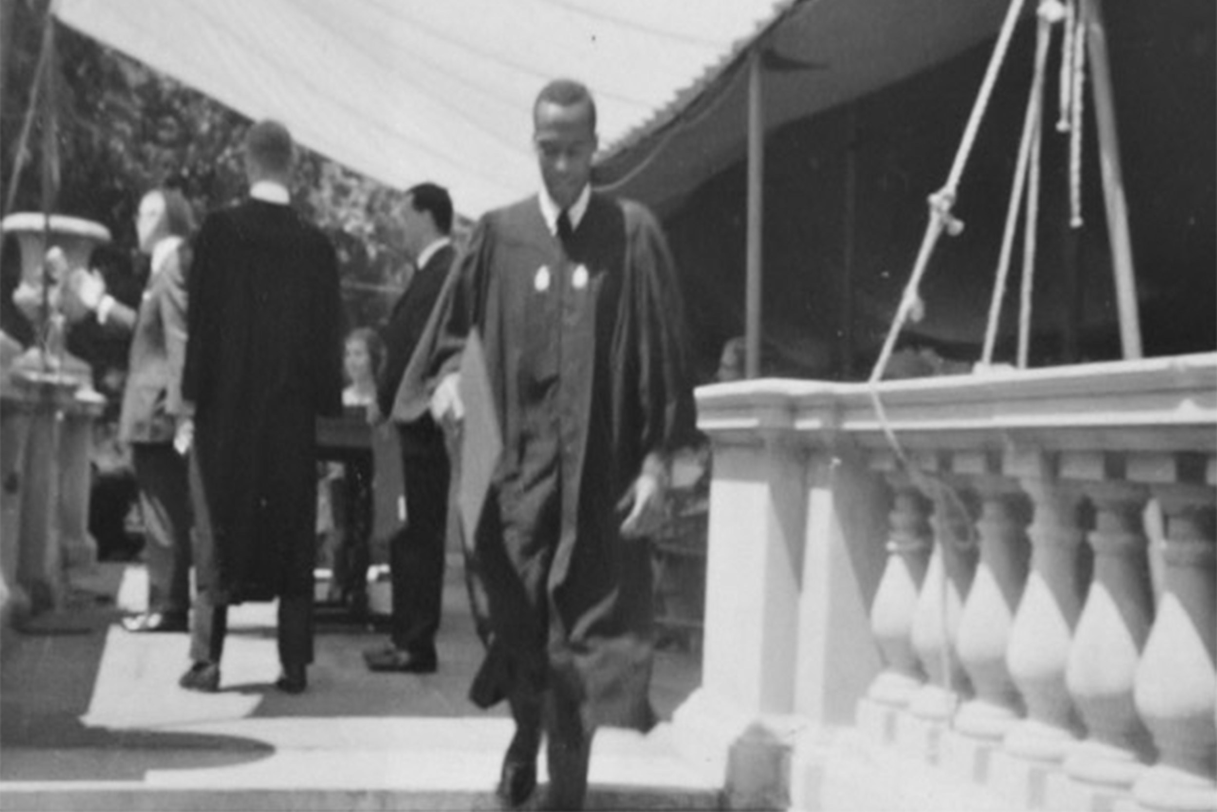 Kent Garrett graduating at Harvard.