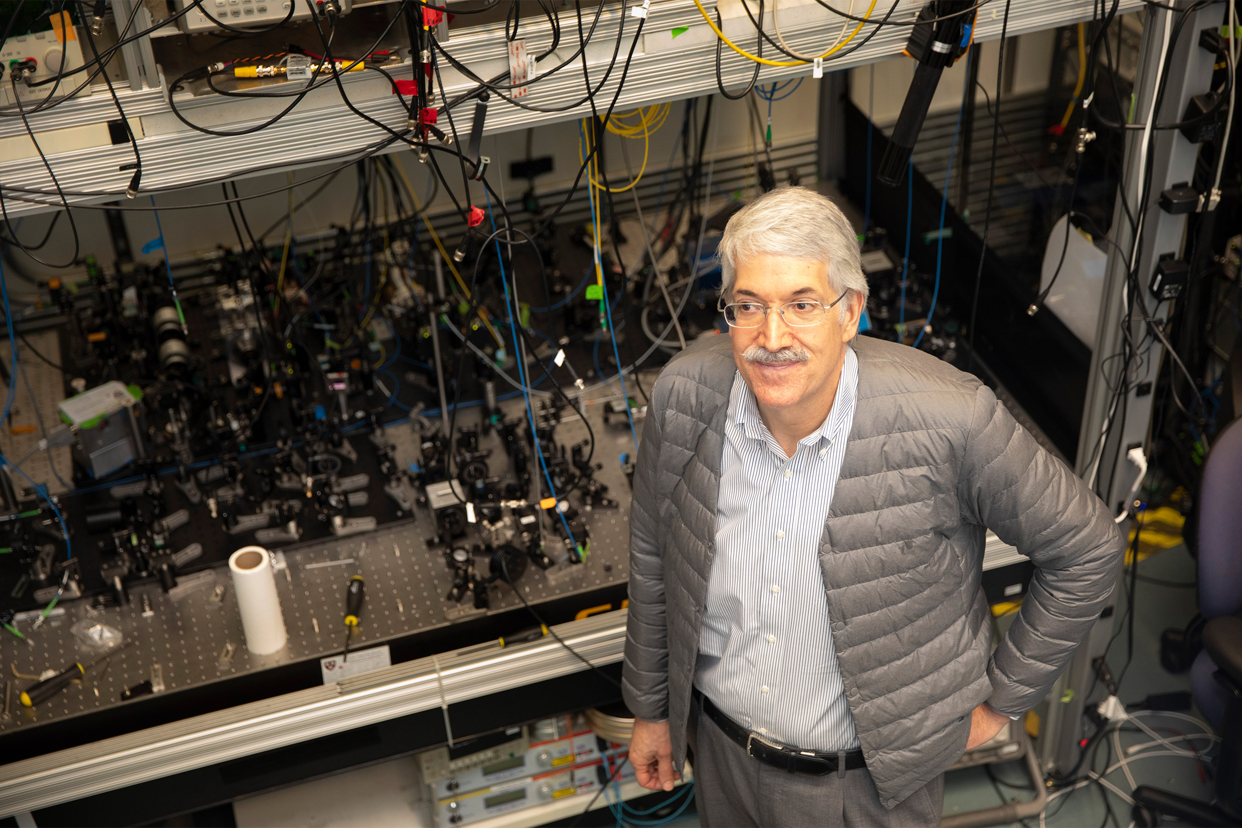 John Doyle in his lab.