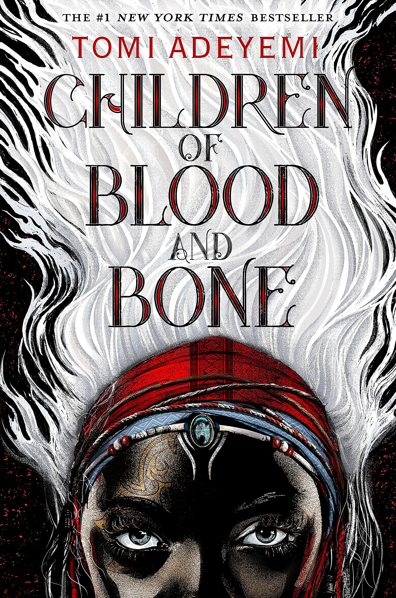 Cover of “Children of Blood and Bone” by Tomi Adeyemi.