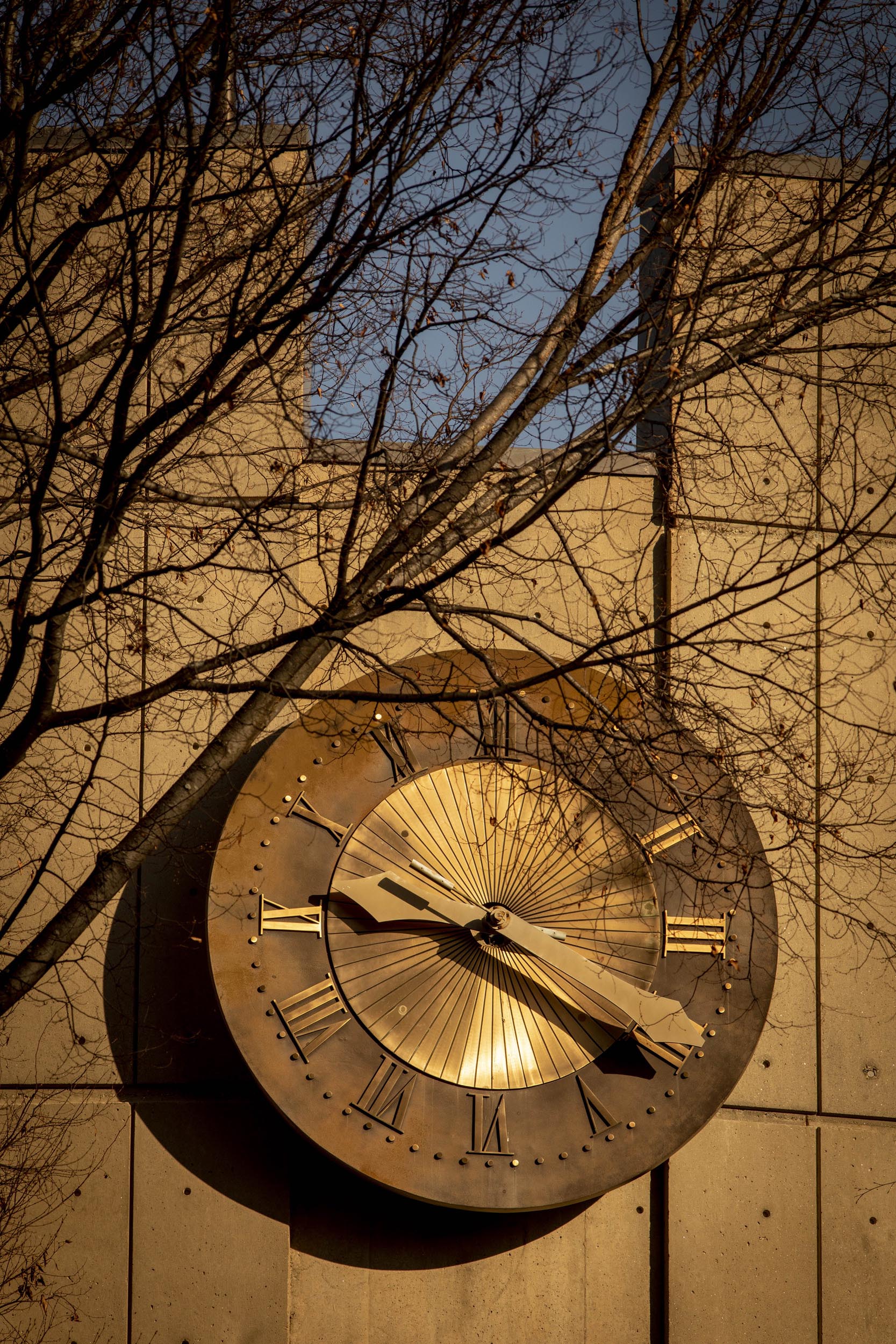 The Mather House clock is pictured.