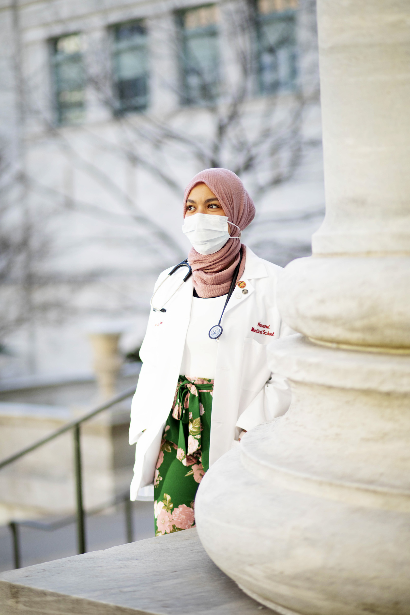 Harvard University Medical School student Sarah Ahmed is pictured.