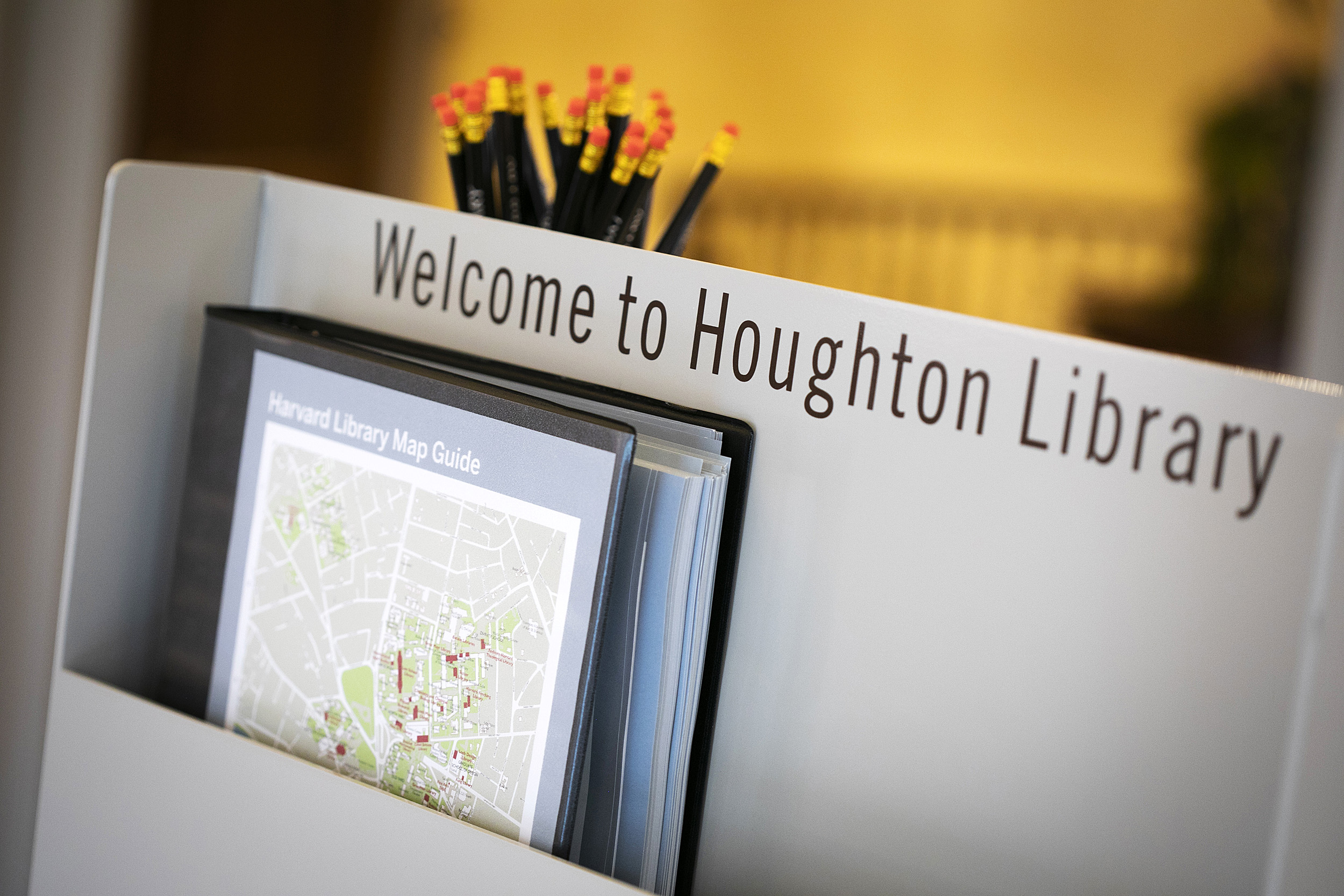 Houghton Library map.