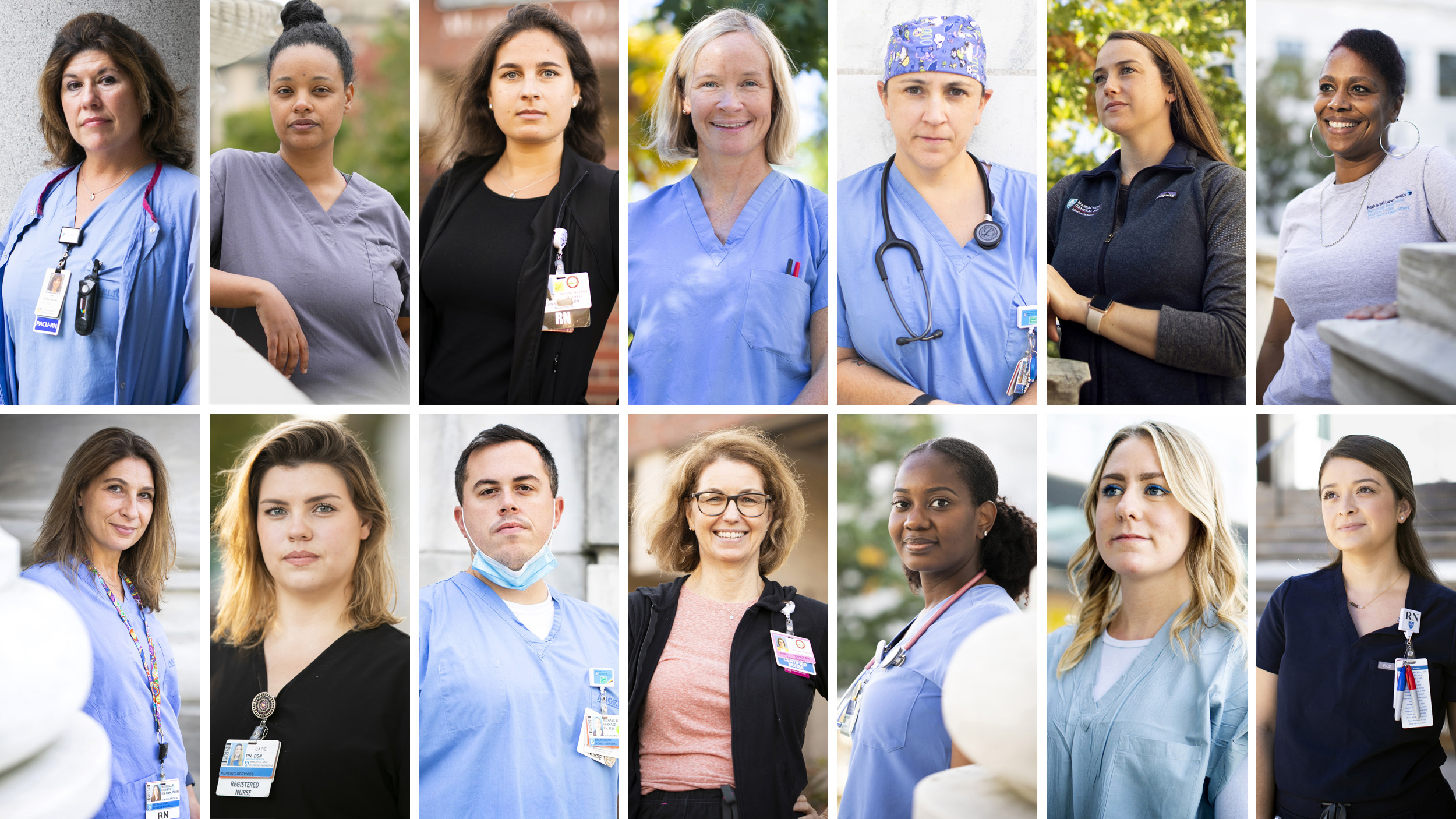 14 nurses from Harvard-affiliated hospitals.