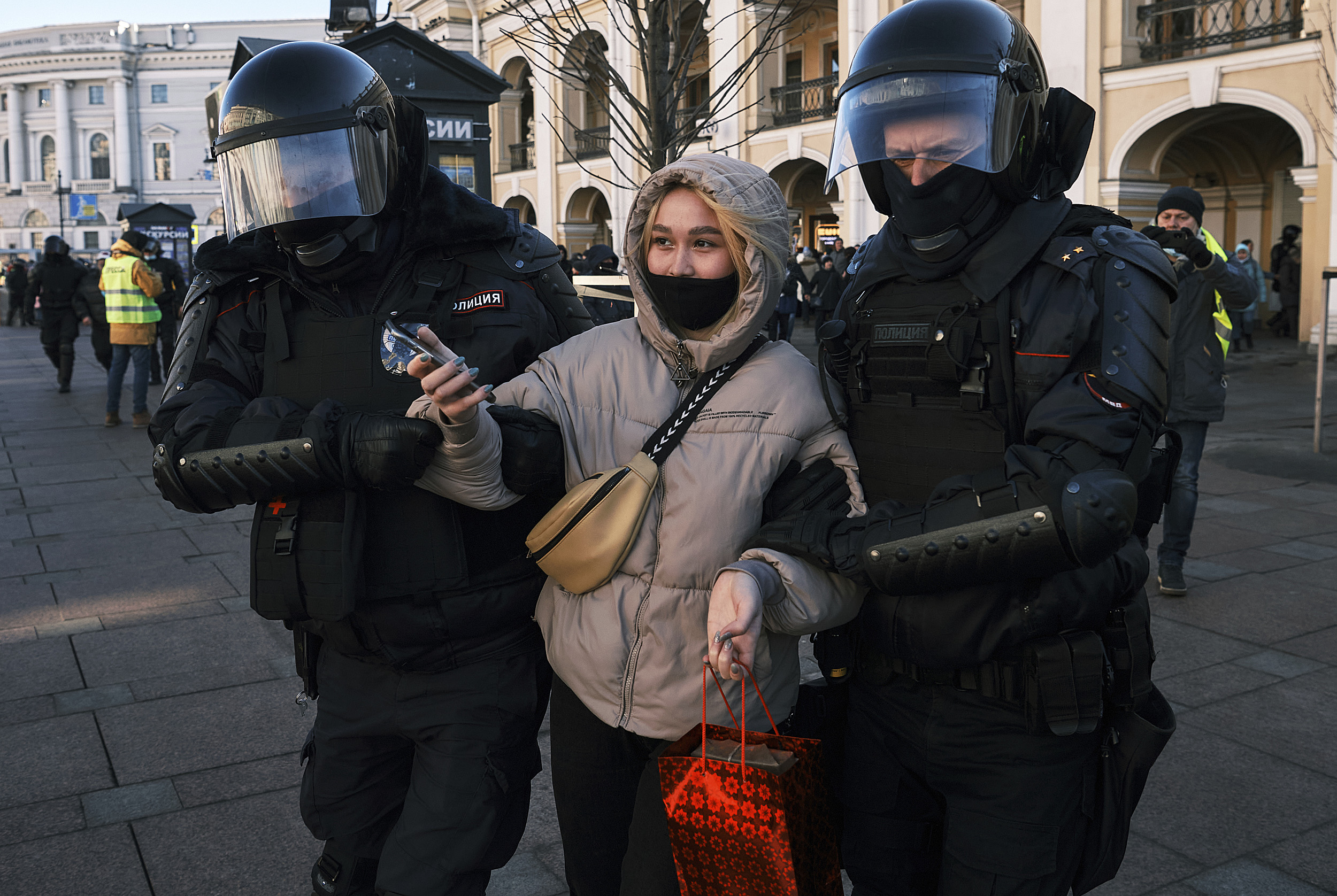 Russian protest.