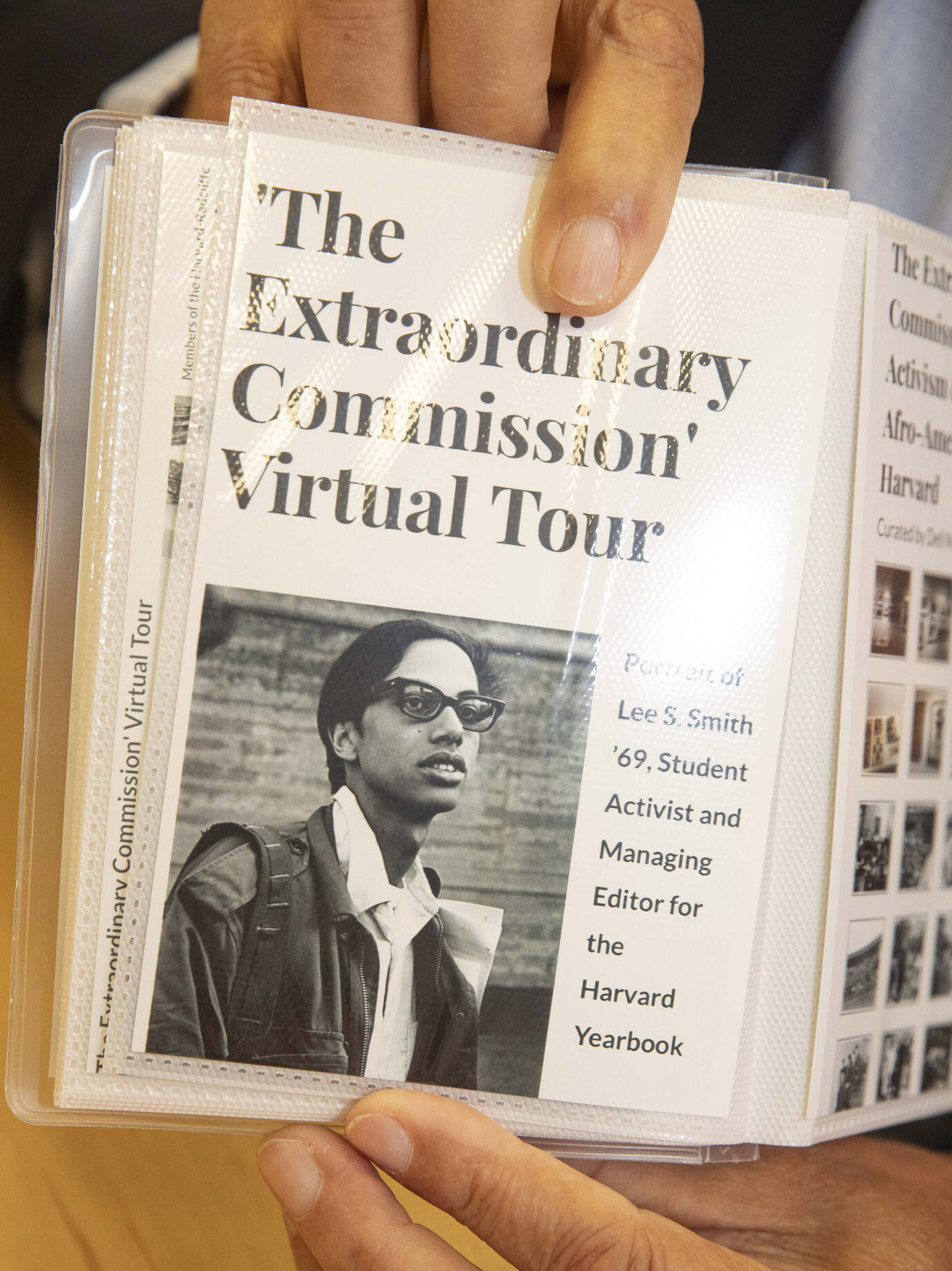 Lee Smith on the front of a cover article "The Extraordinary Commission' Virtual Tour.
