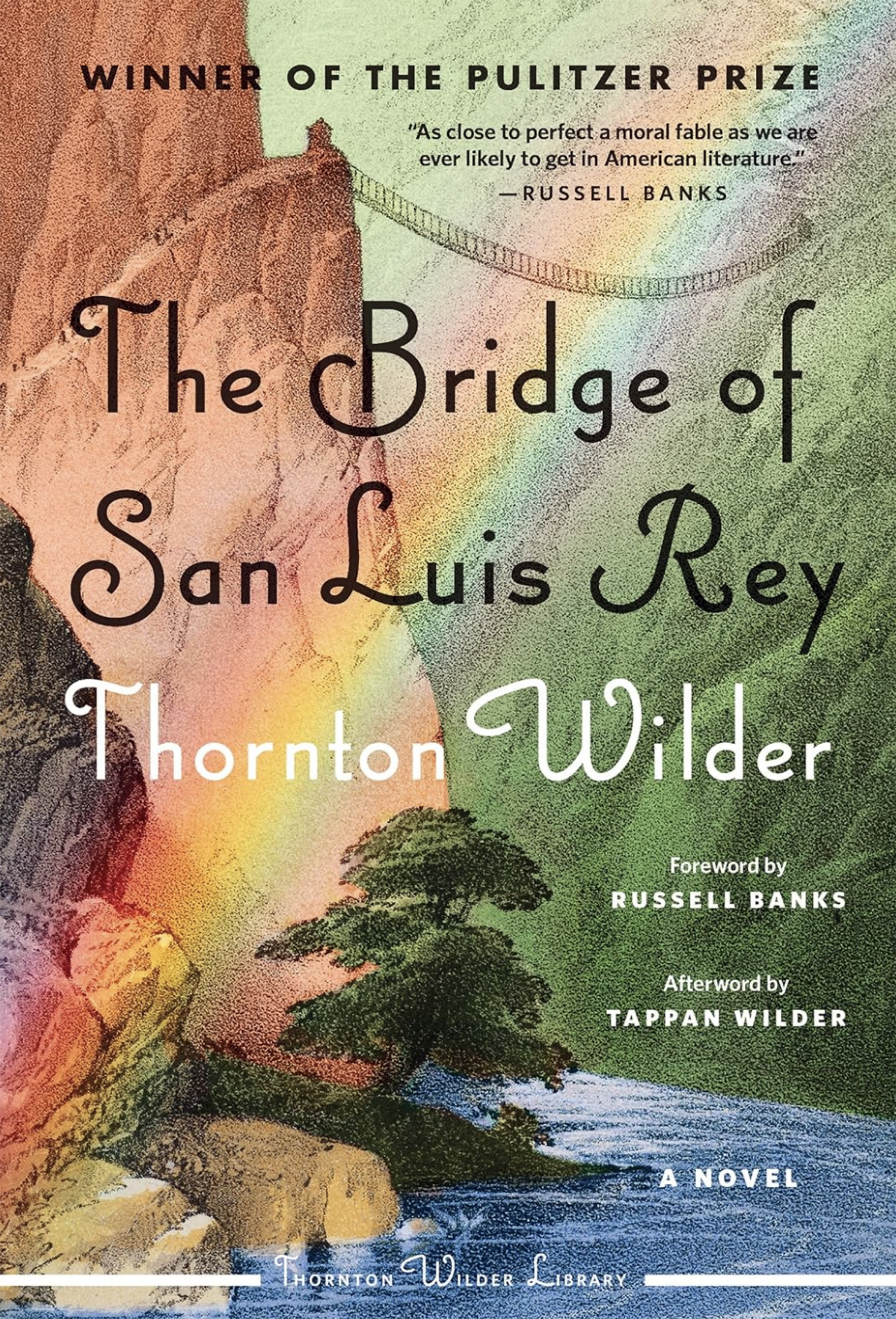 Book cover: "The Bridge of San Luis Rey."
